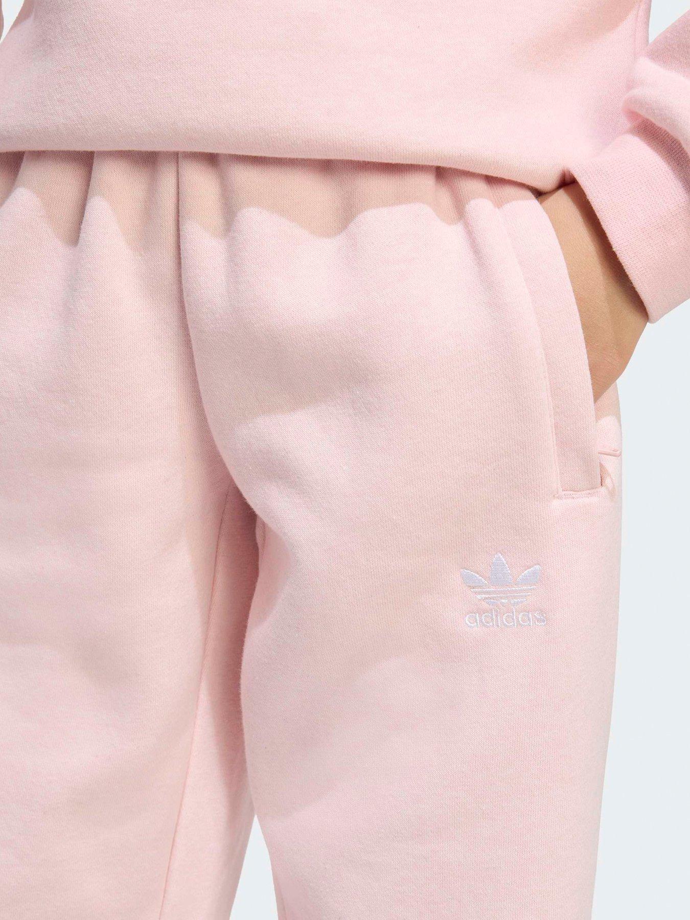 Image 5 of 6 of adidas Originals Kids Unisex Loose Crew Jogger Set - Pink