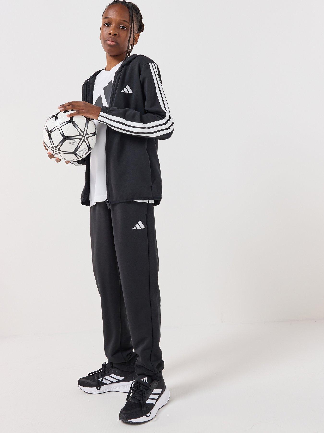 adidas-sportswear-junior-unisex-essentials-tracksuit-blackfront