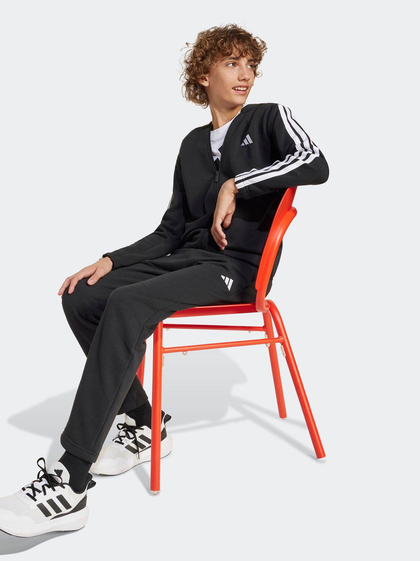 adidas-sportswear-junior-unisex-essentials-tracksuit-blackdetail