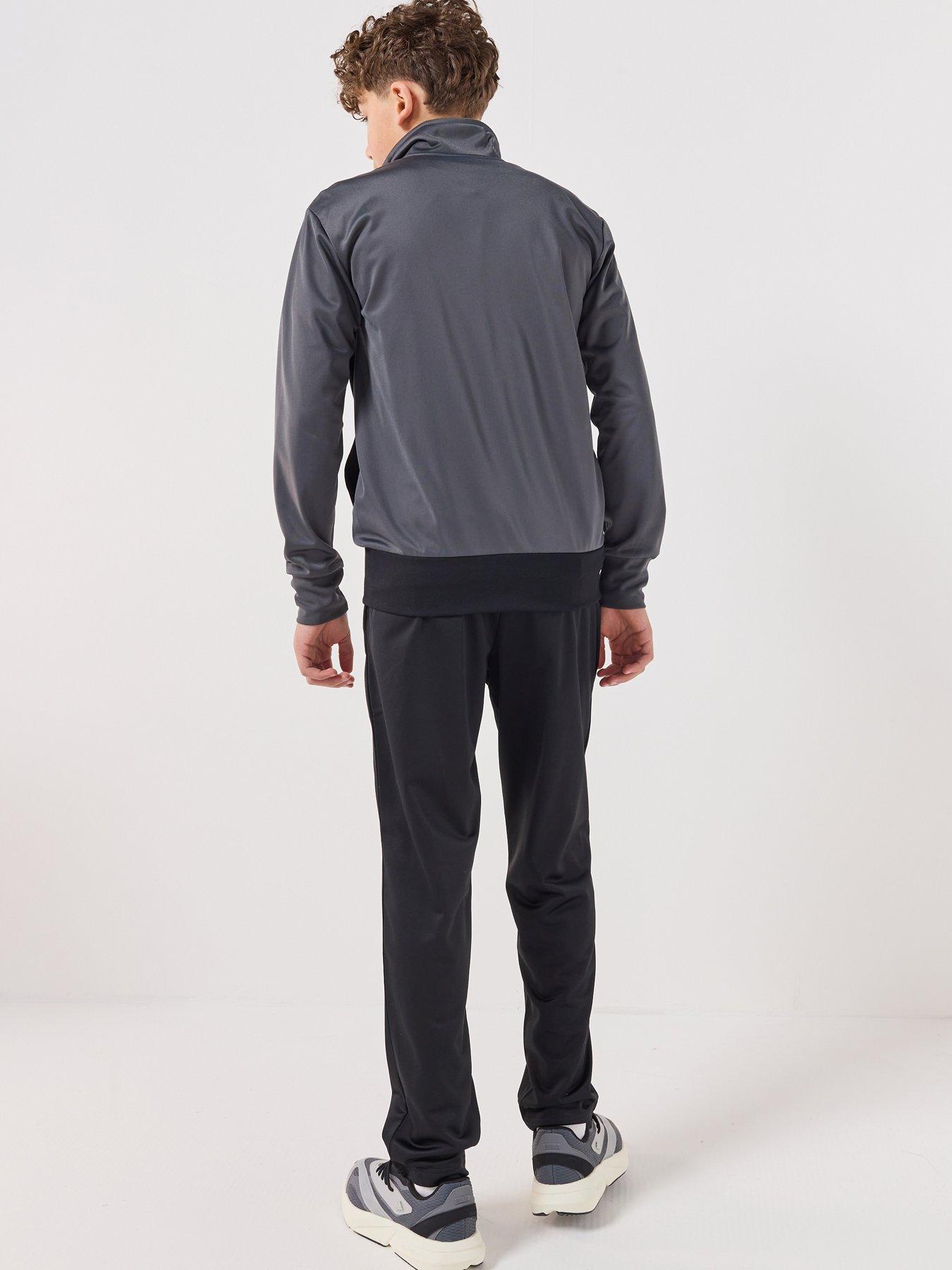 Image 2 of 7 of adidas Sportswear Junior Unisex Junior Tricot Colourpop Tracksuit - Grey