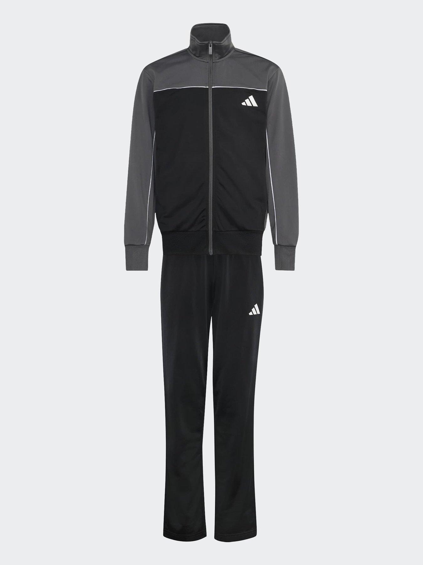 Image 7 of 7 of adidas Sportswear Junior Unisex Junior Tricot Colourpop Tracksuit - Grey