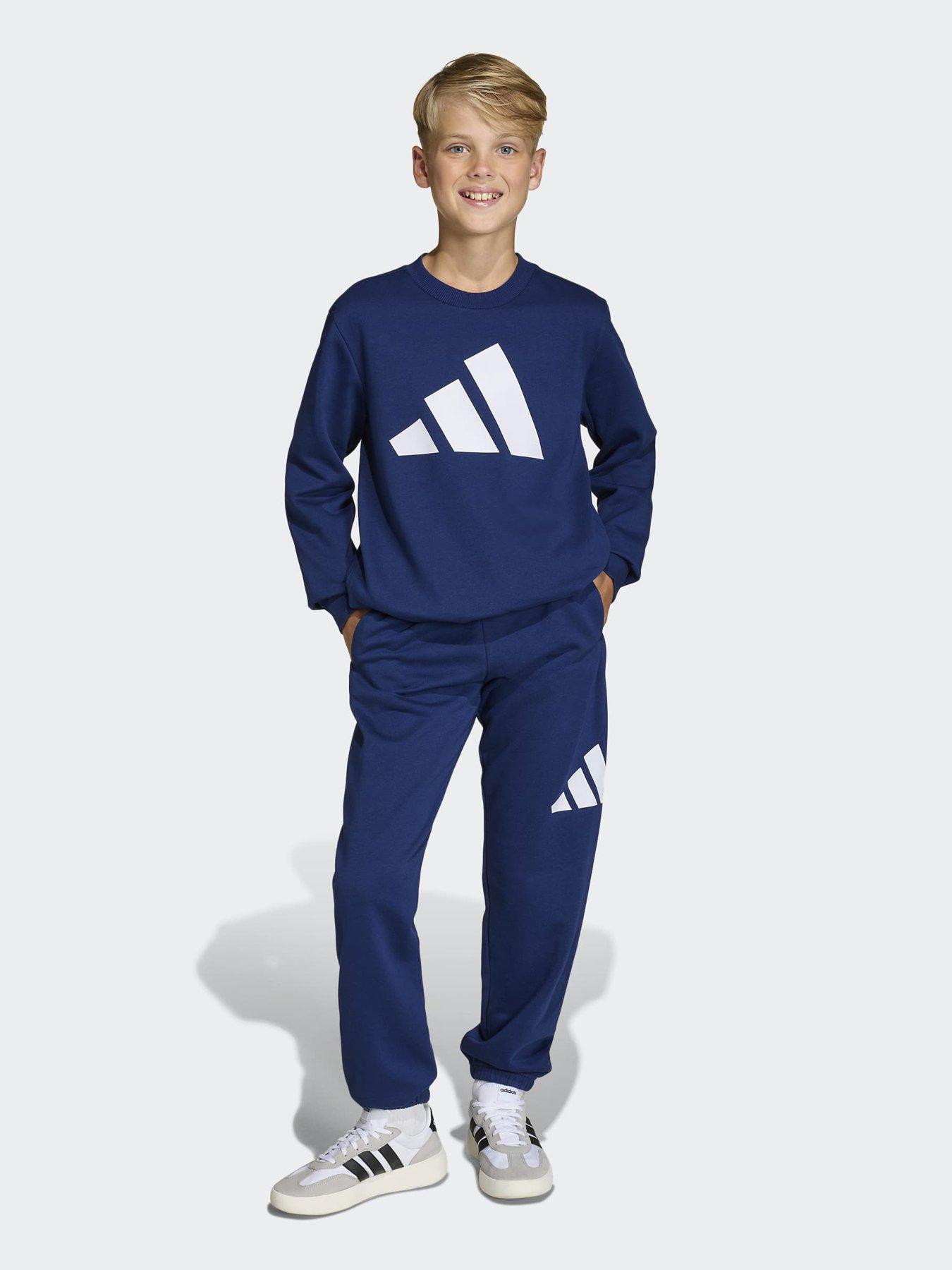 Image 1 of 6 of adidas Sportswear Junior Boys Essentials Jogger - Blue