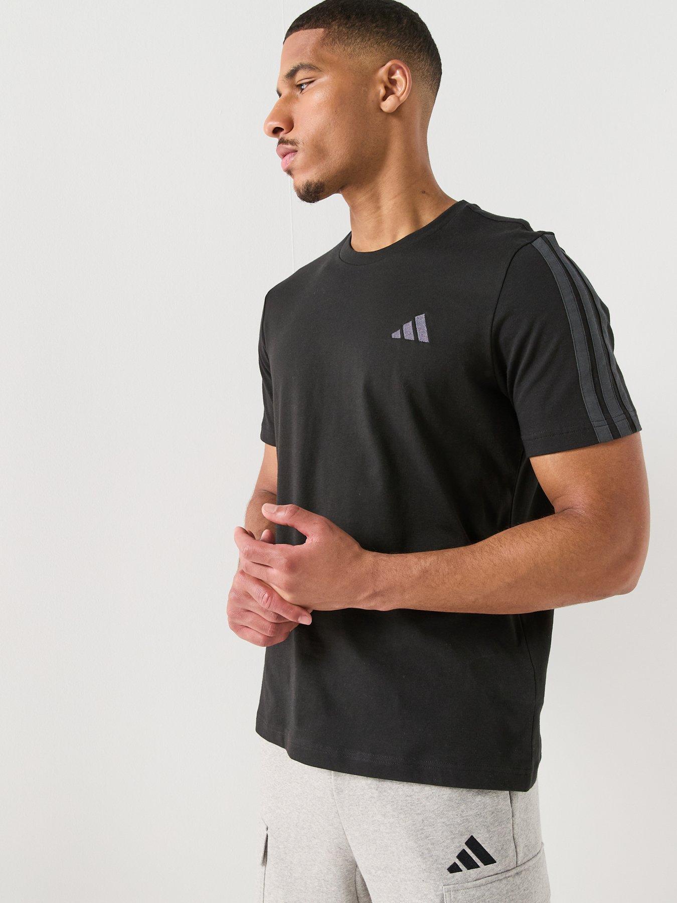 adidas Sportswear Men's Men 3-Stripes T-Shirt - Black