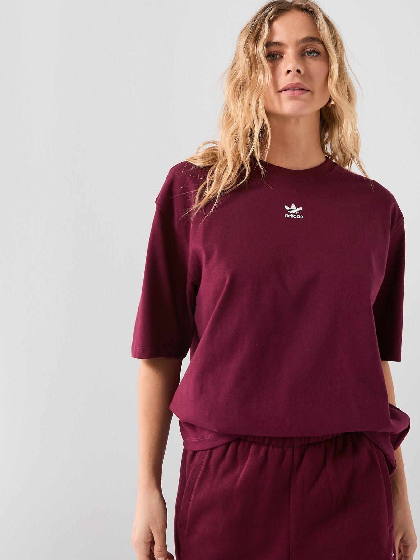 adidas Originals Women's Essentials Boyfriend T-Shirt - Red