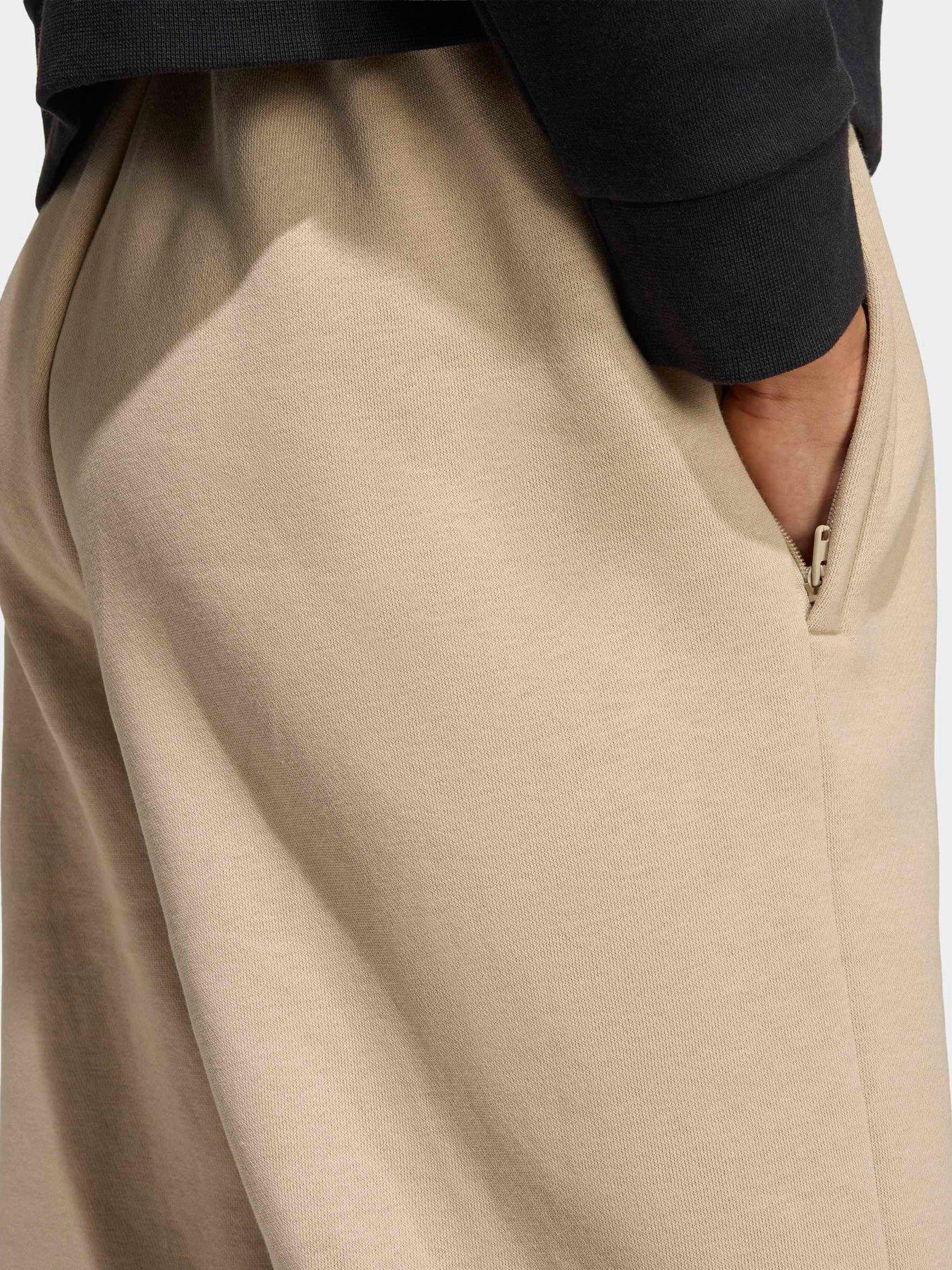 Image 4 of 7 of adidas Originals Junior Girl's Wide Leg Joggers Kids - Beige