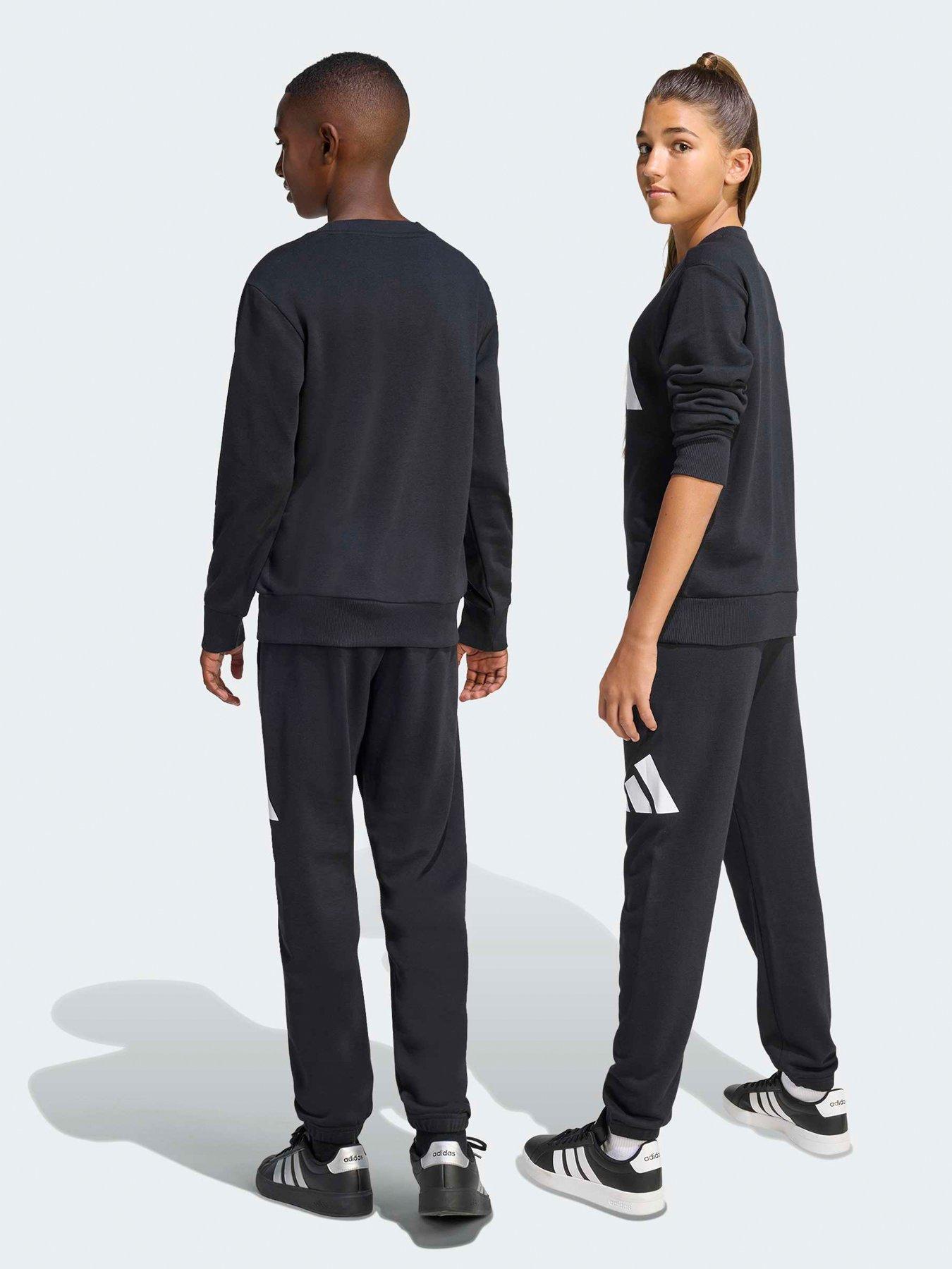 adidas-sportswear-junior-unisex-essentials-jogger-blackstillFront