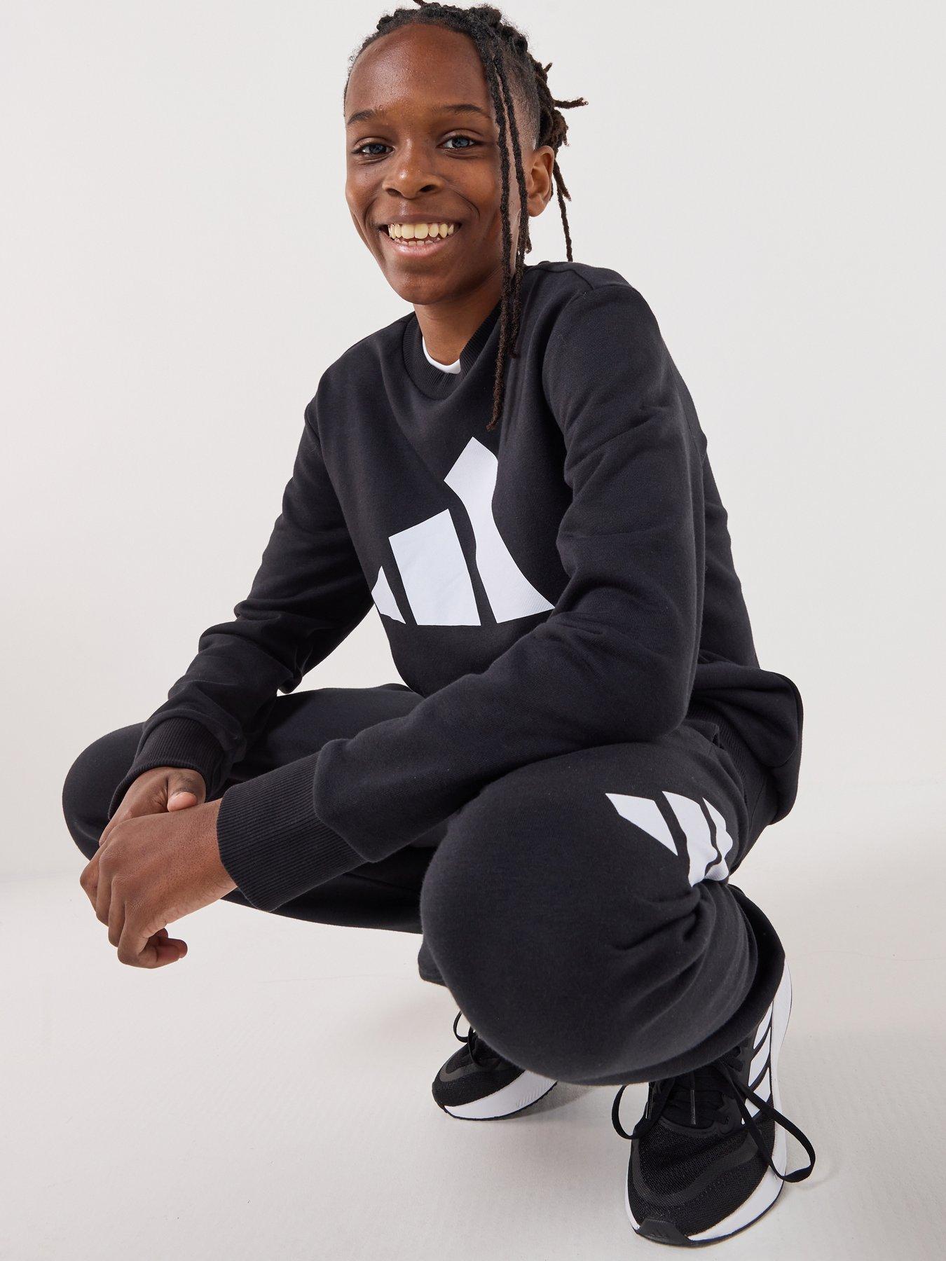 Image 4 of 7 of adidas Sportswear Junior Unisex Essentials Joggers Set - Black