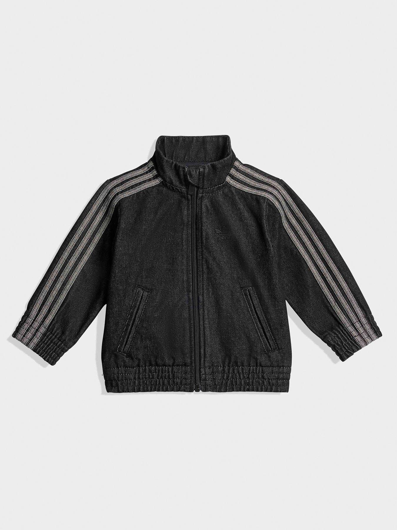 adidas Originals Infant Unisex Firebird Denim Track Top - Black