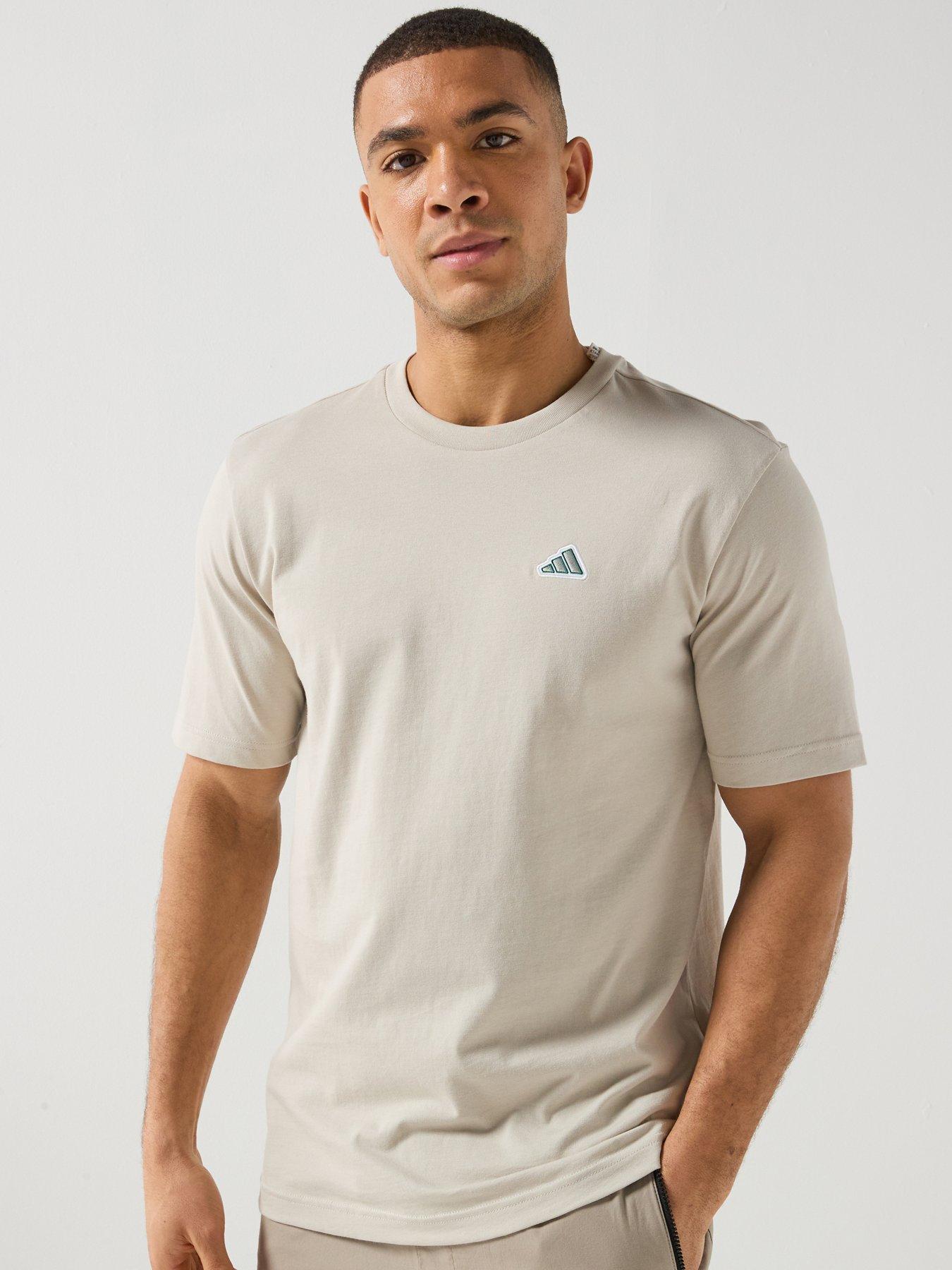 adidas Originals Men's Small Logo Icon T-Shirt - Beige