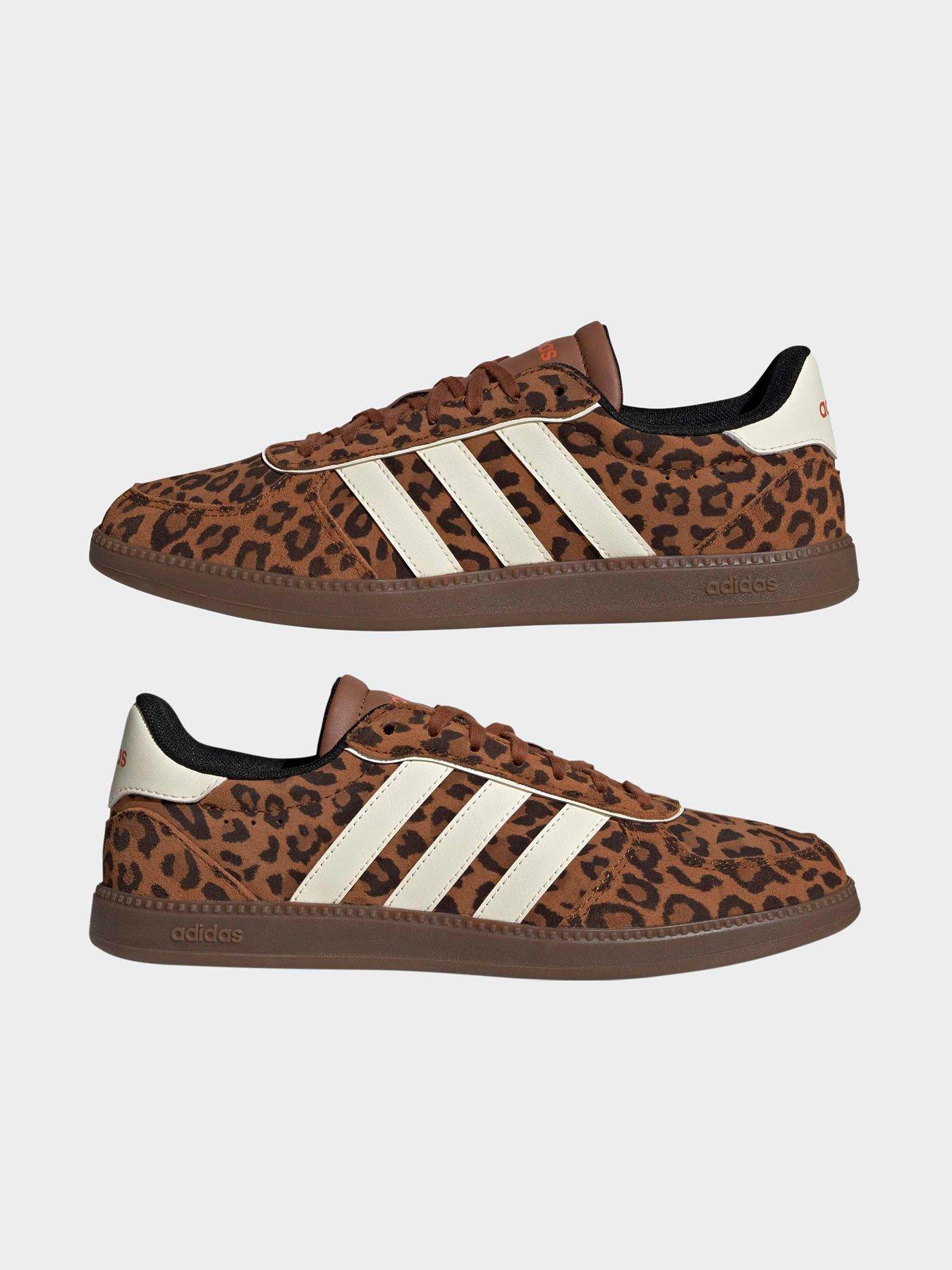 Image 6 of 7 of adidas Sportswear Womens Breaknet Sleek Leopard Trainers - Brown