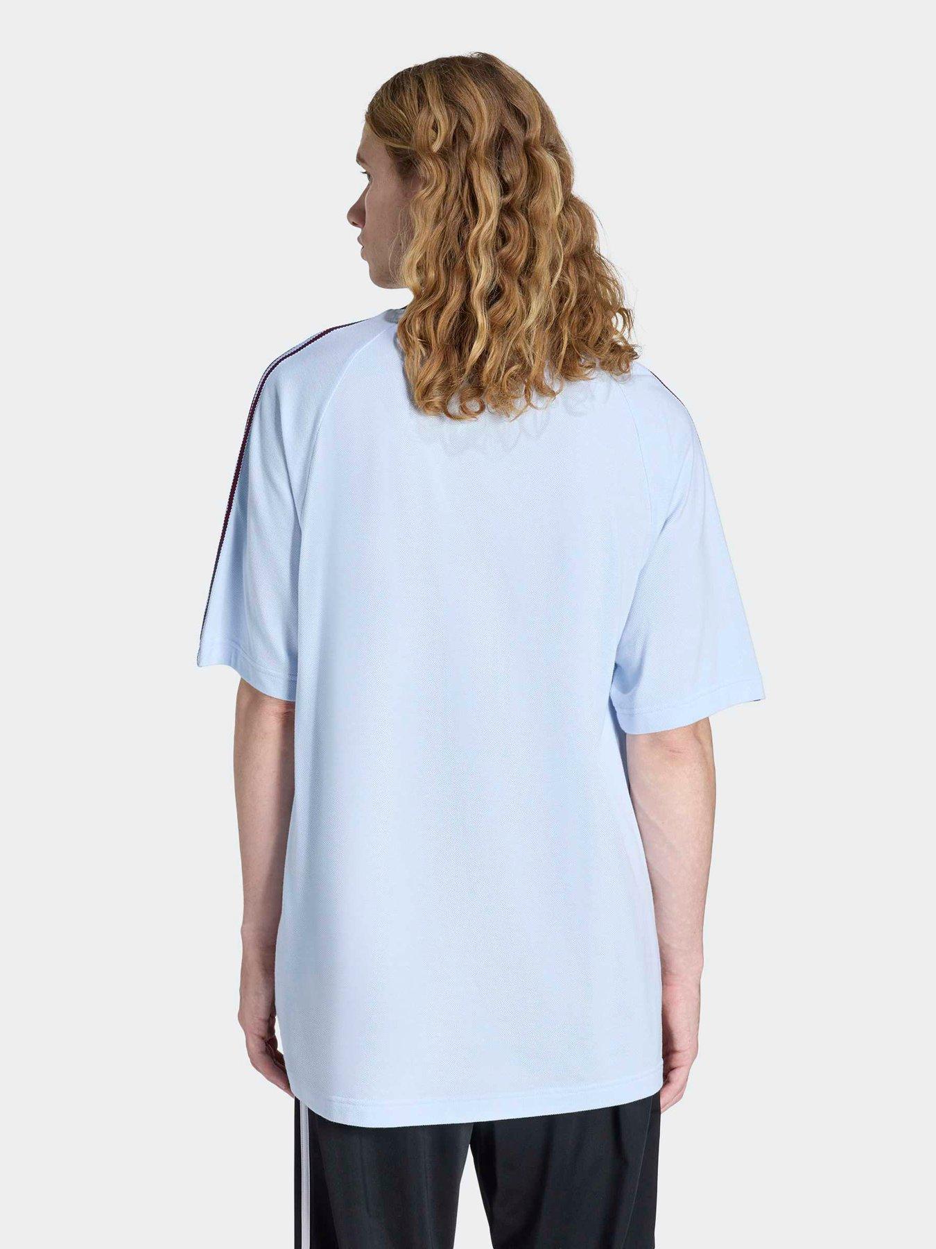 Image 2 of 6 of adidas Originals Britcore Ringer T-Shirt - Blue