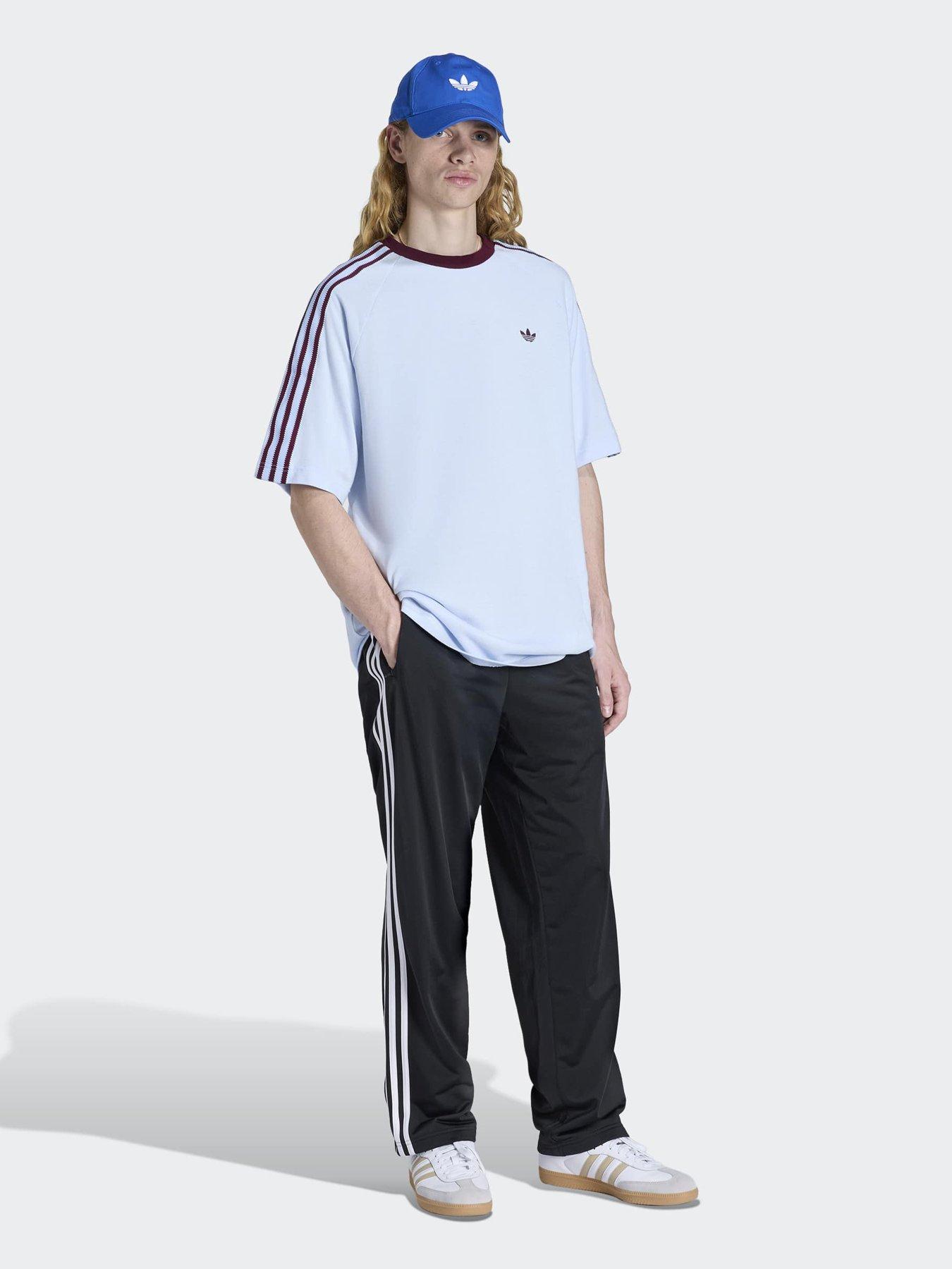 Image 3 of 6 of adidas Originals Britcore Ringer T-Shirt - Blue
