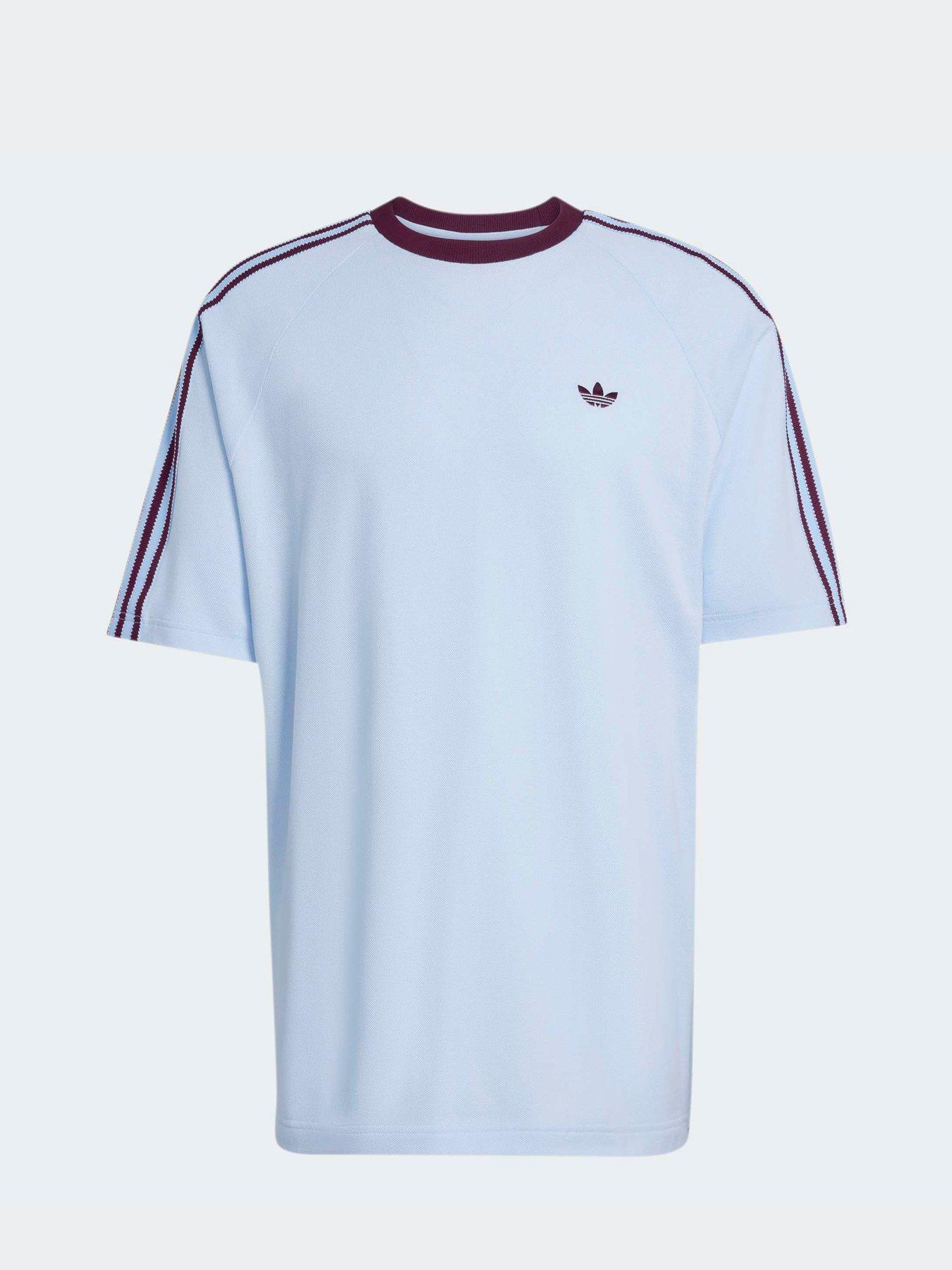 Image 6 of 6 of adidas Originals Britcore Ringer T-Shirt - Blue