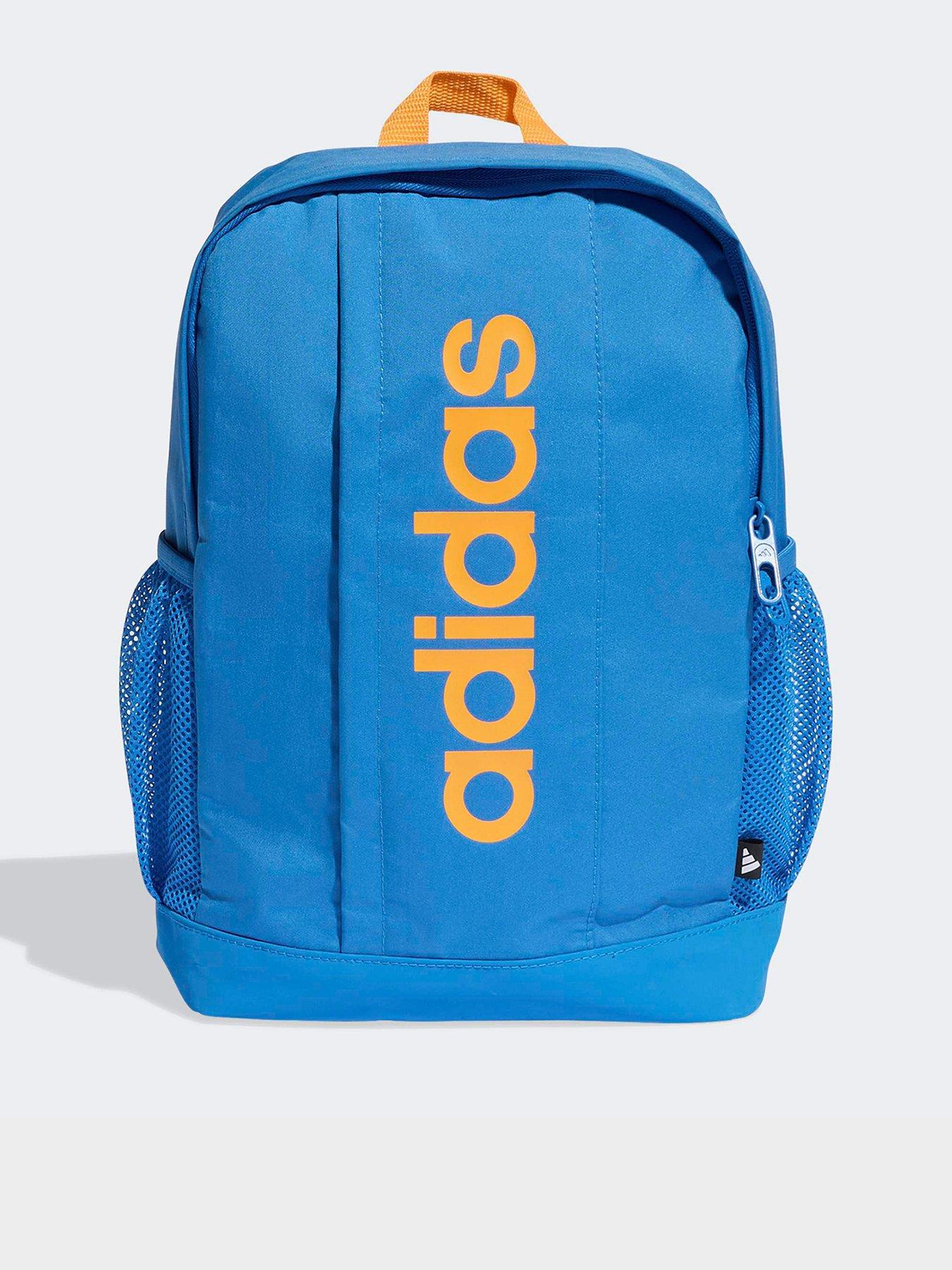 adidas-sportswear-kids-linear-backpack-bluefront