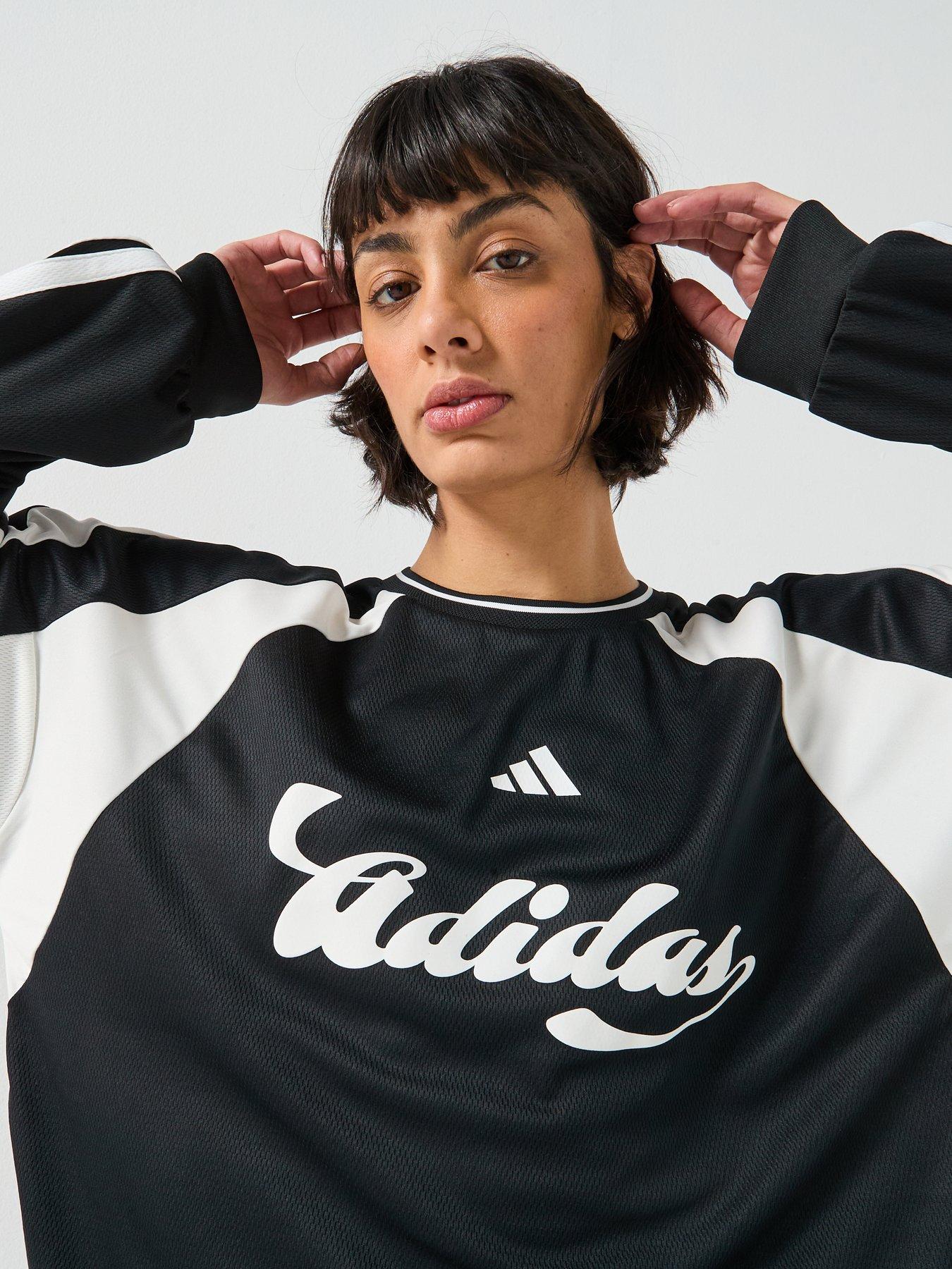 Image 5 of 6 of adidas Sportswear Women's House Of Tiro Long Sleeve Jersey - Black