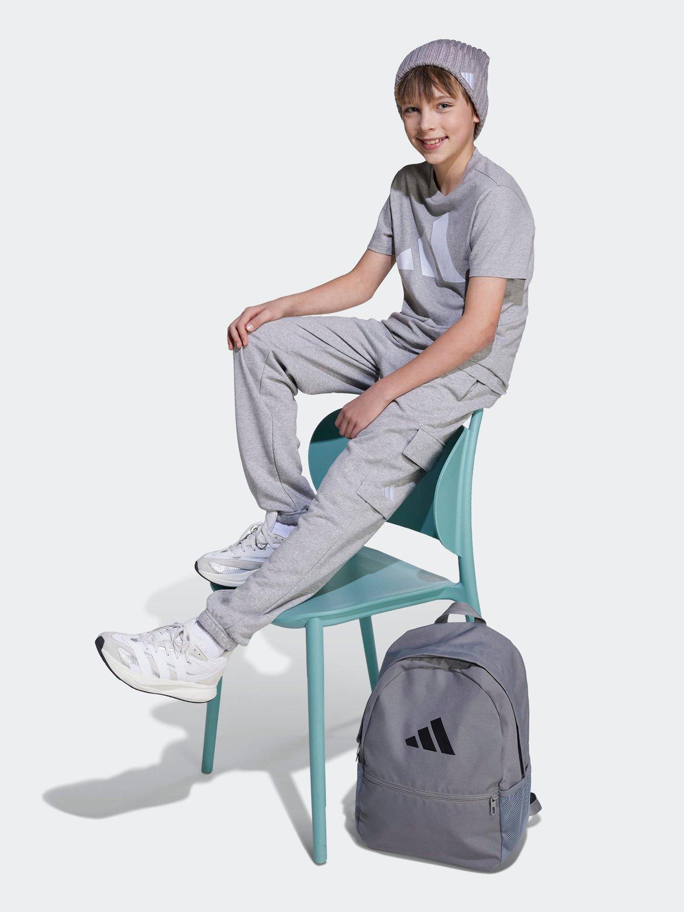 adidas-sportswear-junior-unisex-essentials-cargo-pants-greyback