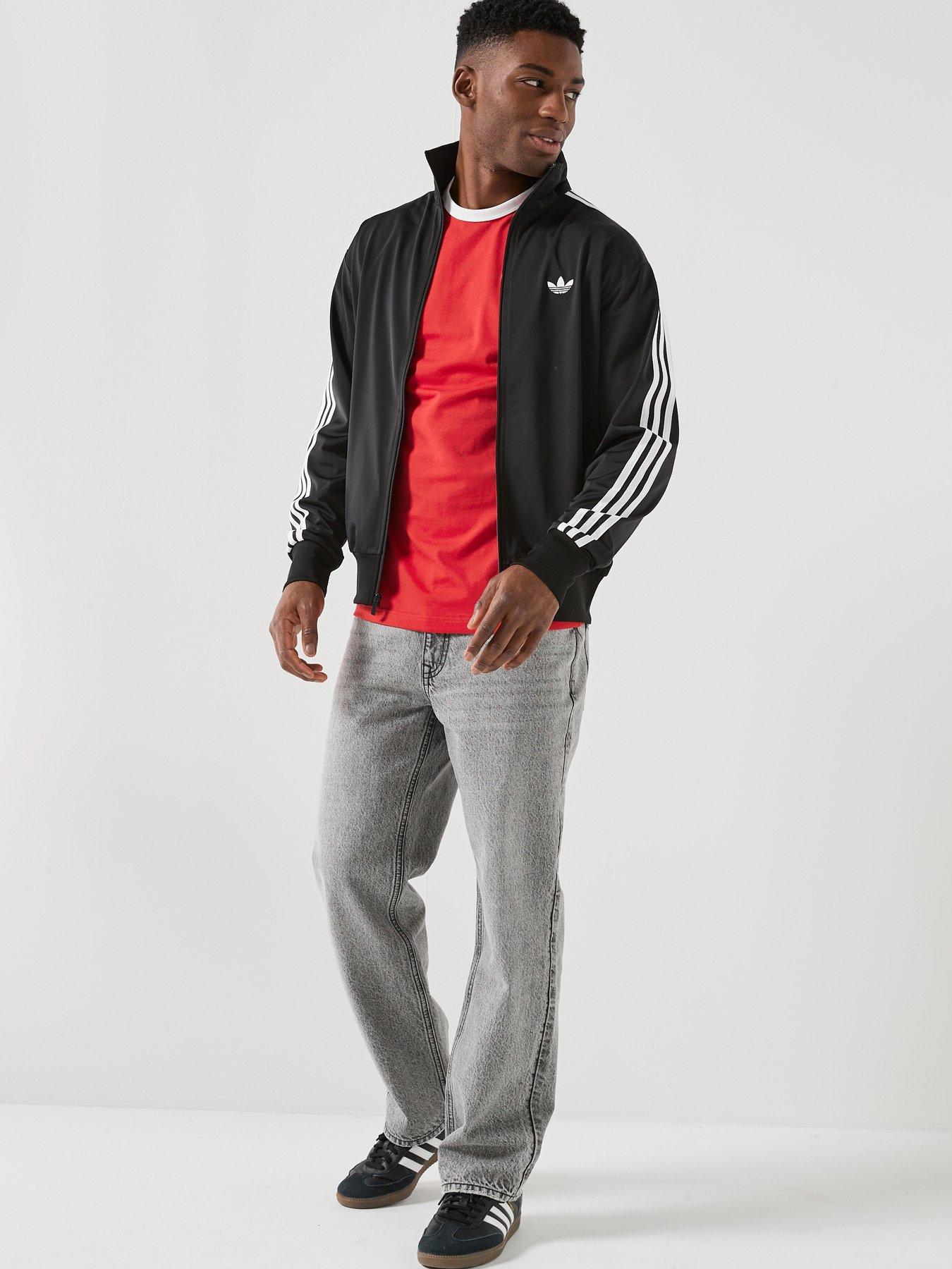 Image 3 of 6 of adidas Originals Men's Firebird Tracksuit Top - Black