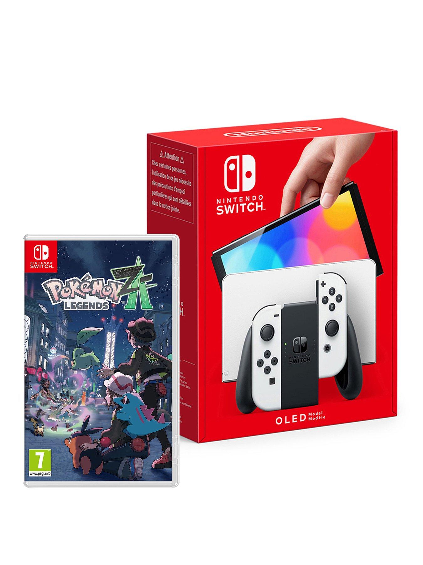 Image 1 of 8 of Nintendo Switch OLED Console&nbsp;White&nbsp;+ Pokemon Legends Z-A