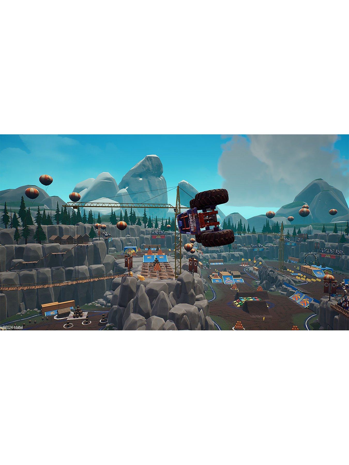 nintendo-switch-neonnbspconsole-amp-with-freenbsphotwheels-monster-truck-gameoutfit