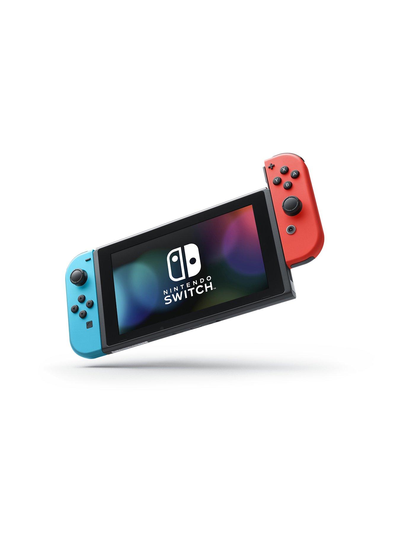 Image 6 of 7 of Nintendo Switch Console + Rematch Wireless Controller&nbsp;- Invincible Mario + Airlite Fit Ghost Purple Headset