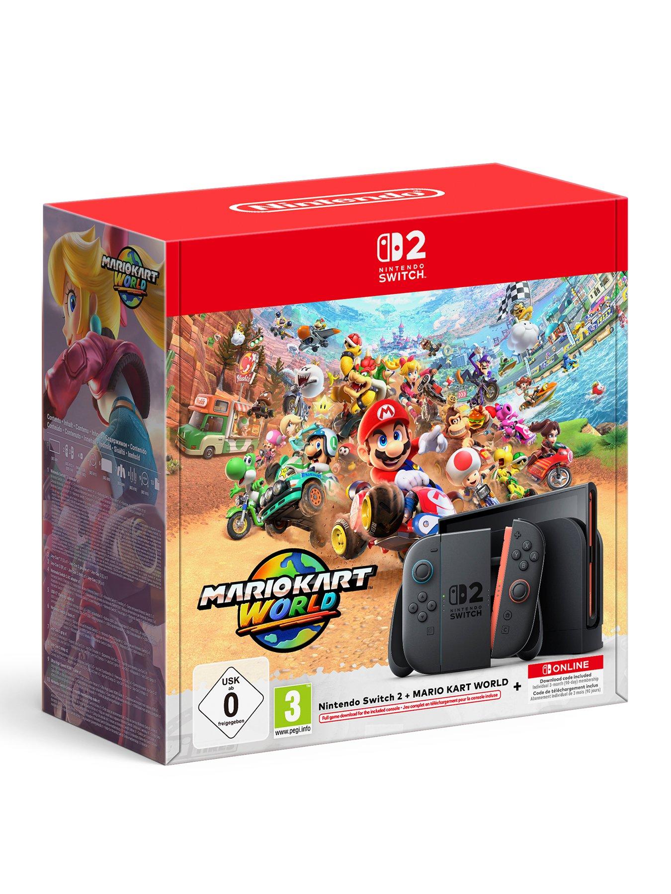 Nintendo Switch 2 Console + Nintendo Switch 2 + Mario Kart World Bundle in One Colour