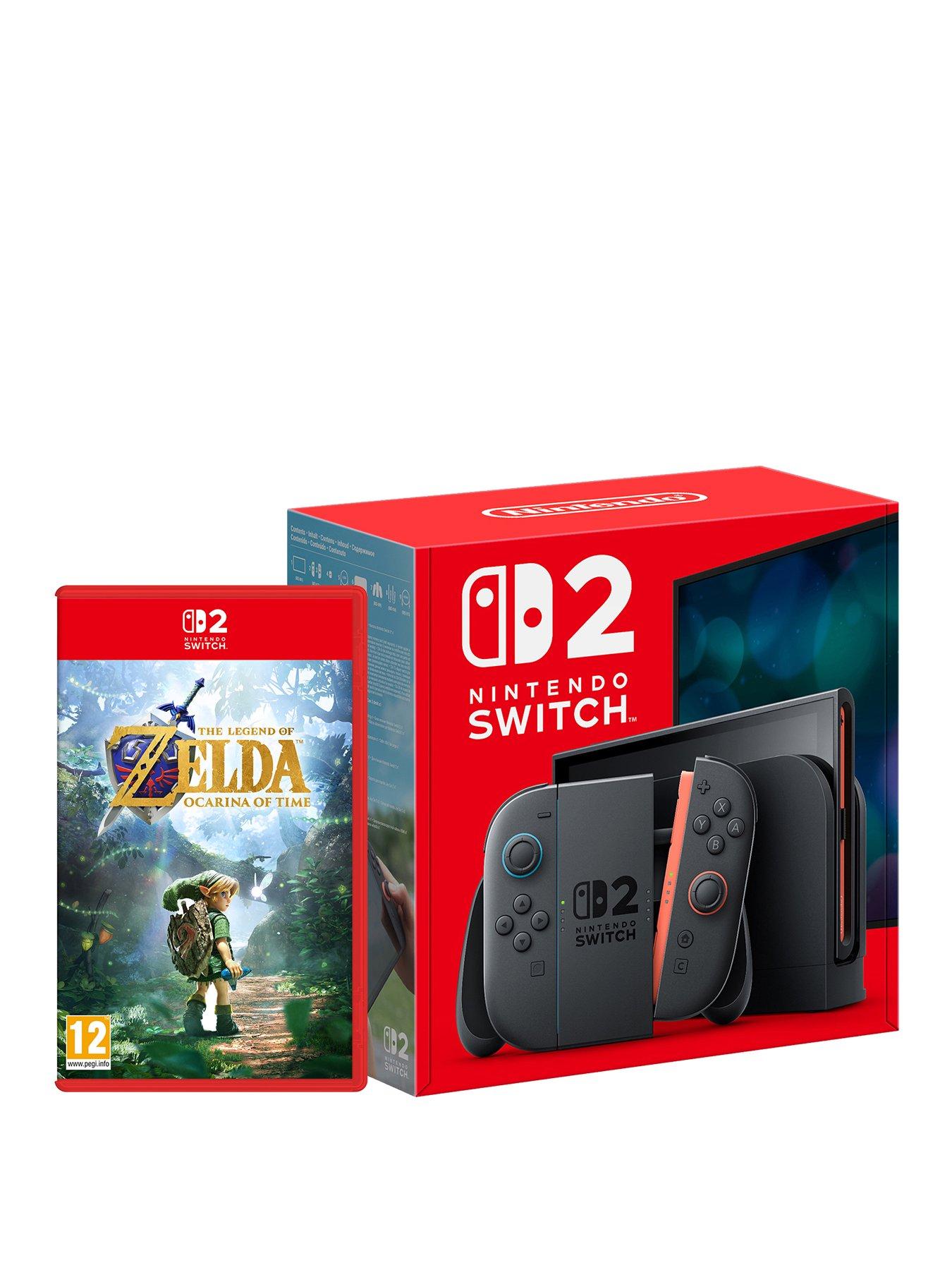 Nintendo Switch 2 Console + The Legend Of Zelda: Ocarina Of Time in One Colour