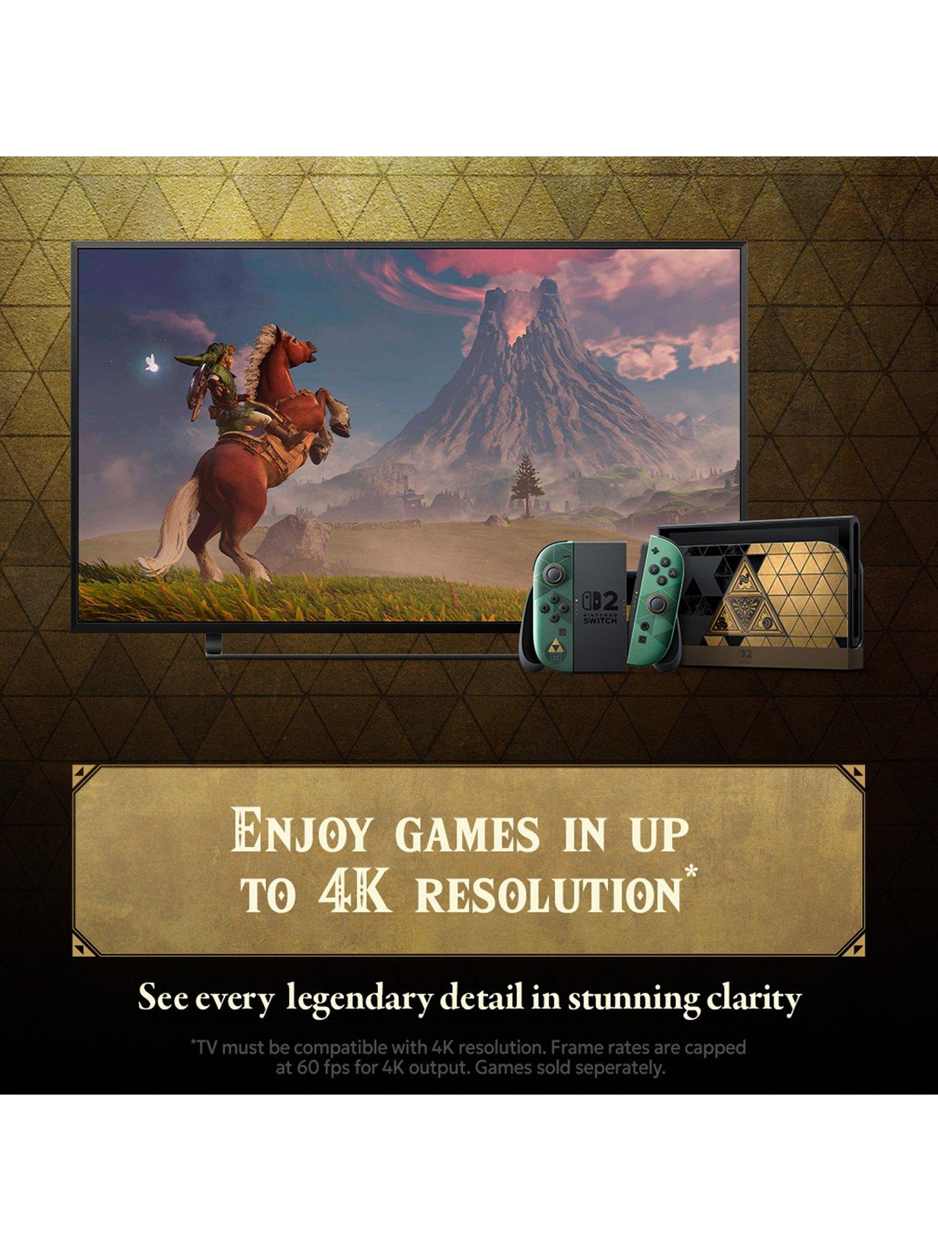 Image 3 of 7 of Nintendo Switch 2 The Legend of Zelda 40th Anniversary Edition Console + The Legend of&nbsp;Zelda:&nbsp;Ocarina of Time + The Legend of Zelda 40th Anniversary Edition Pro Controller