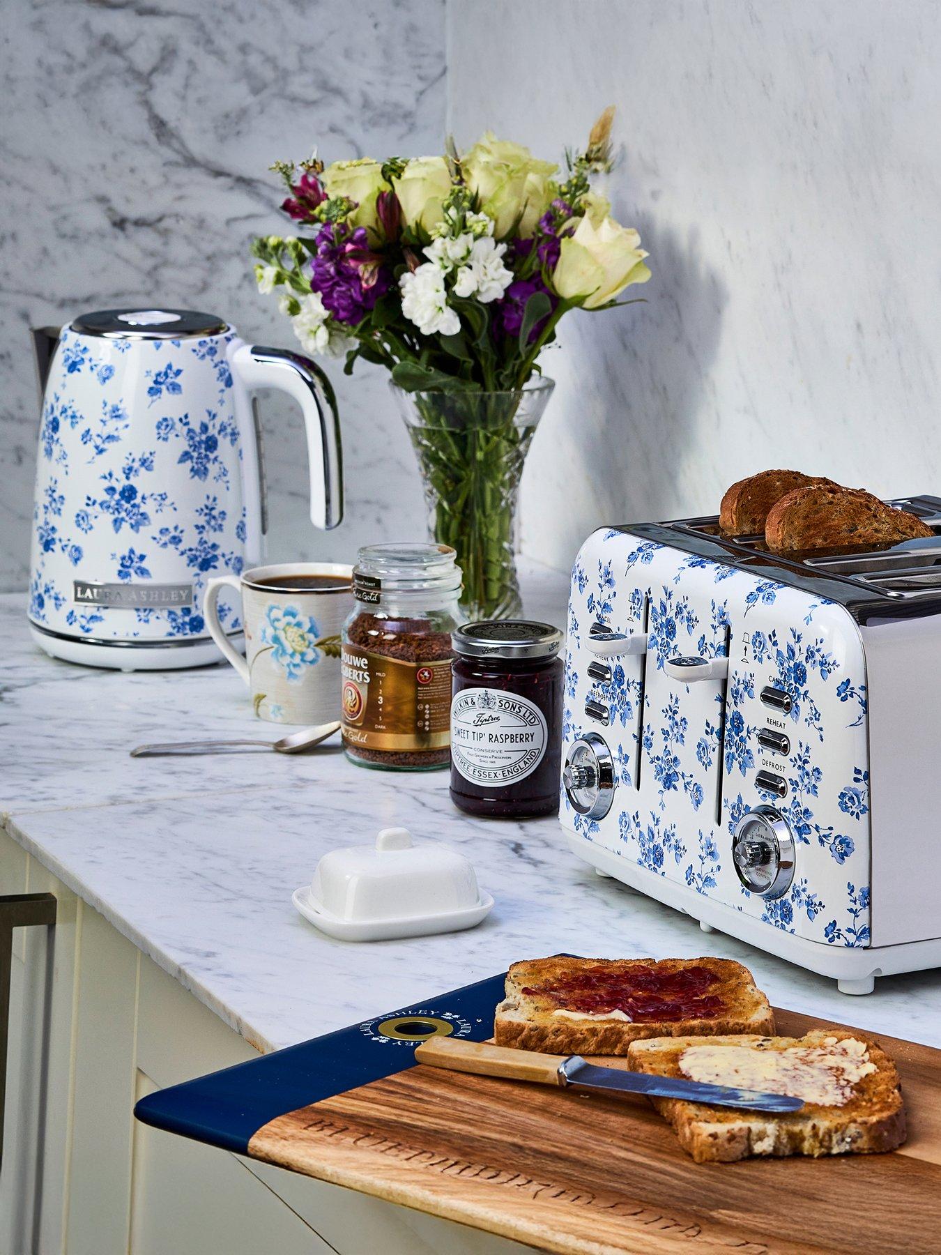 Image 5 of 6 of Laura Ashley 4 Slice Toaster Twin Pack -&nbsp;China Rose