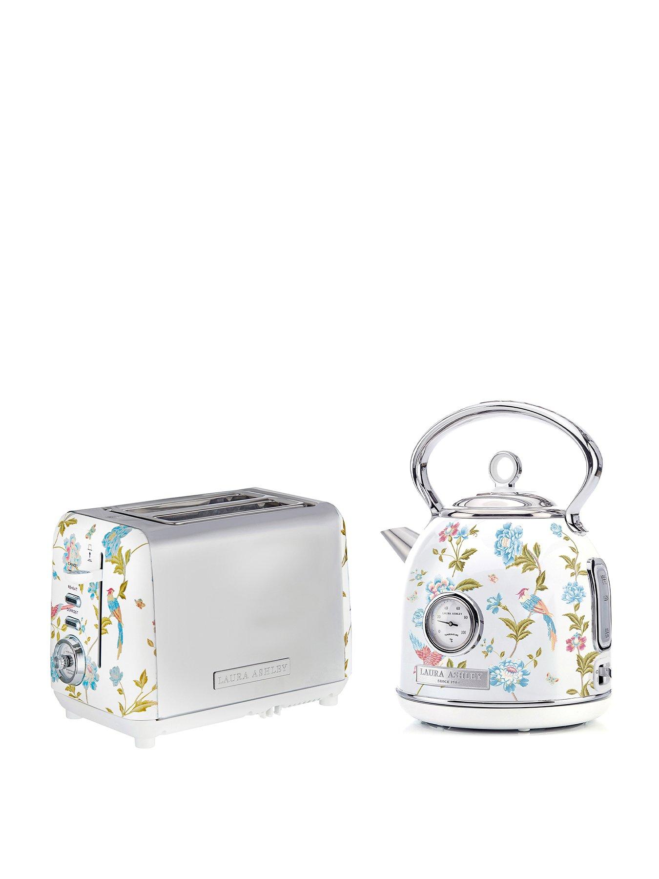 Laura Ashley Laura Ashley, 2 Slice Toaster Twin Pack, Elveden White
