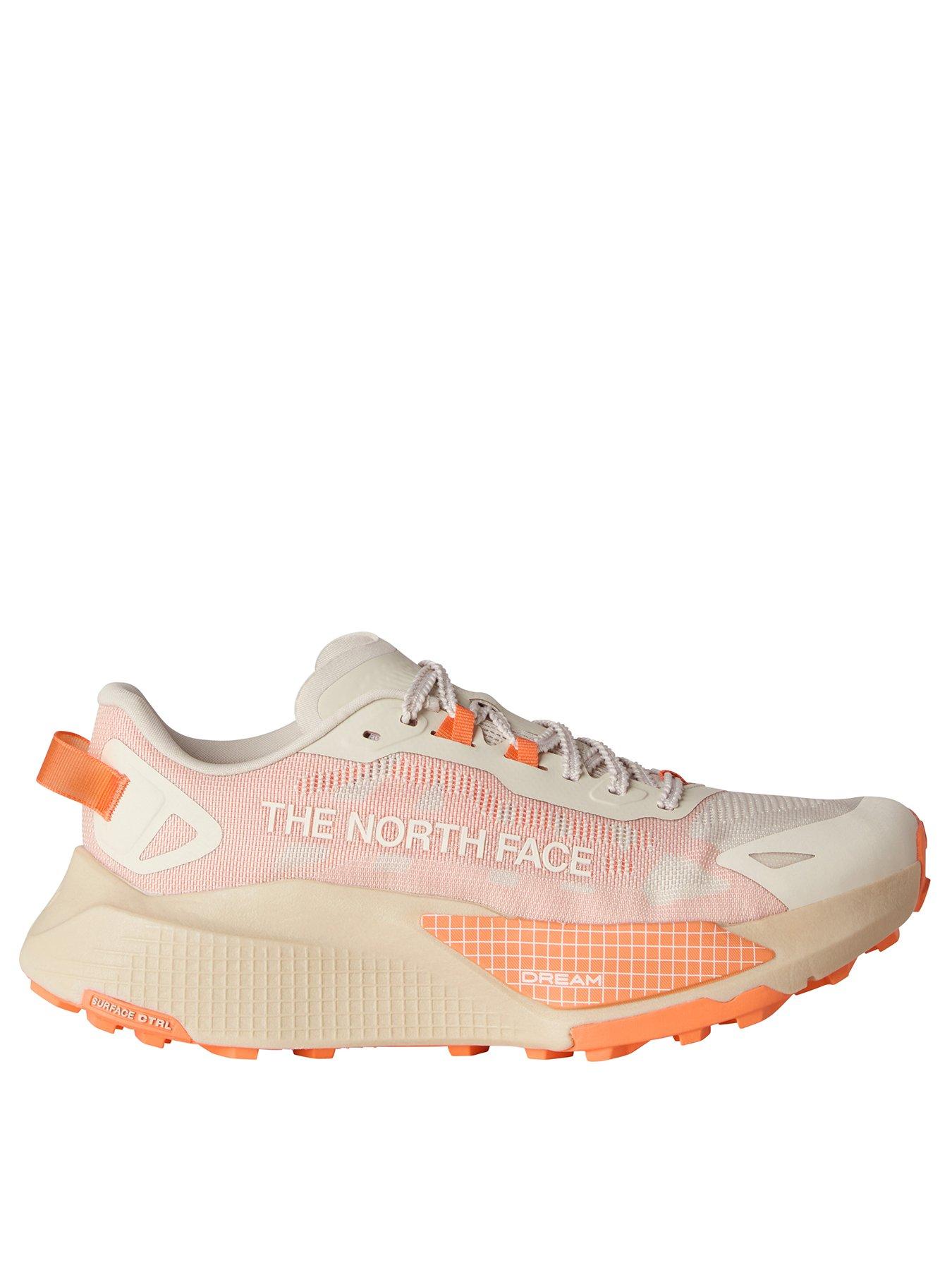 THE NORTH FACE Womens Trail Running Altamesa 500 V2 Trainers - White/Orange