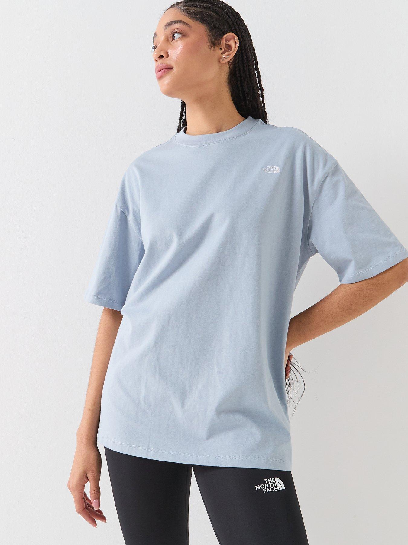 the-north-face-womens-essential-simple-dome-oversized-t-shirt-bluefront