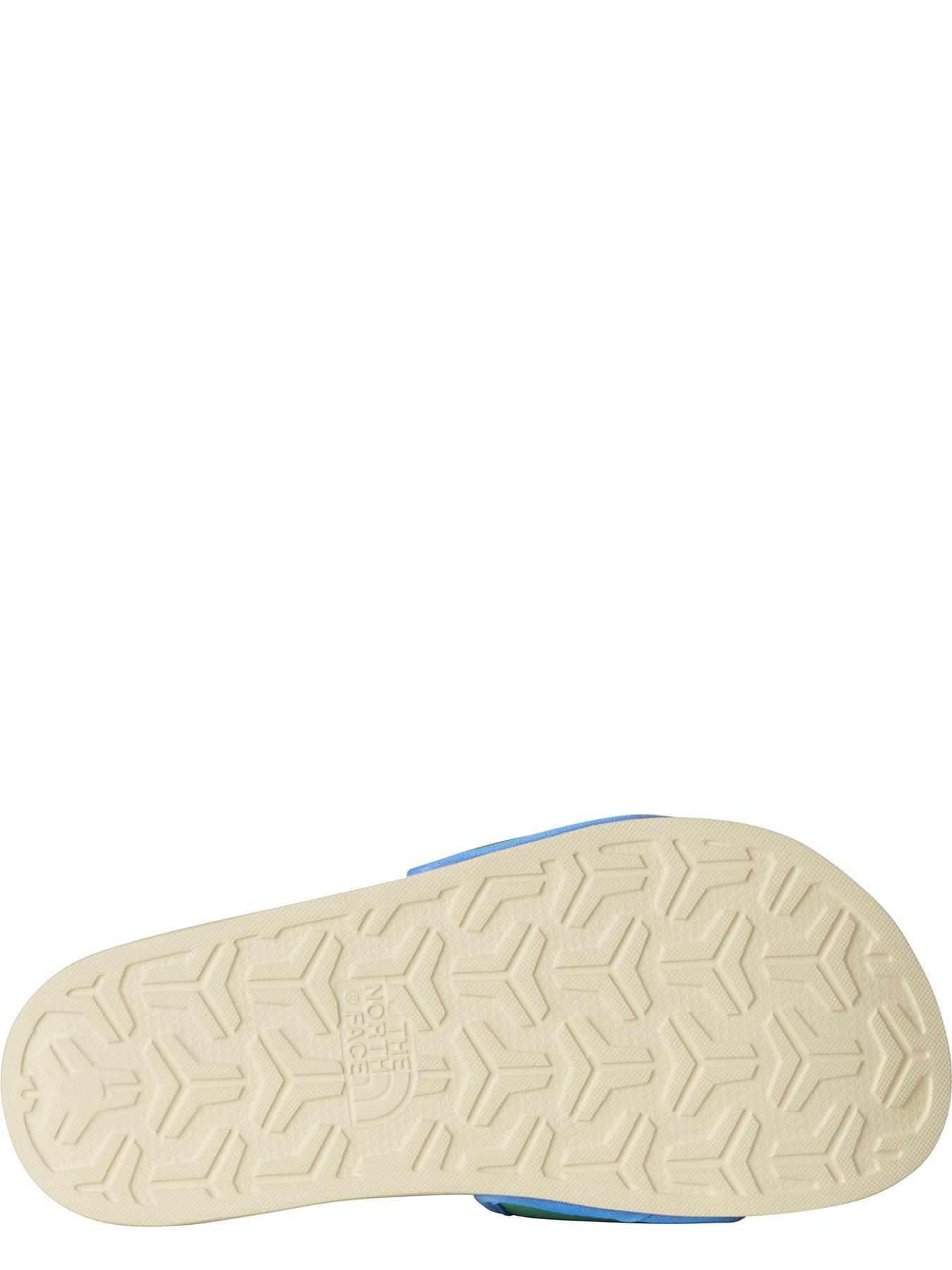 Image 5 of 6 of THE NORTH FACE Junior Boys Base Camp Iii Sliders - White/Green