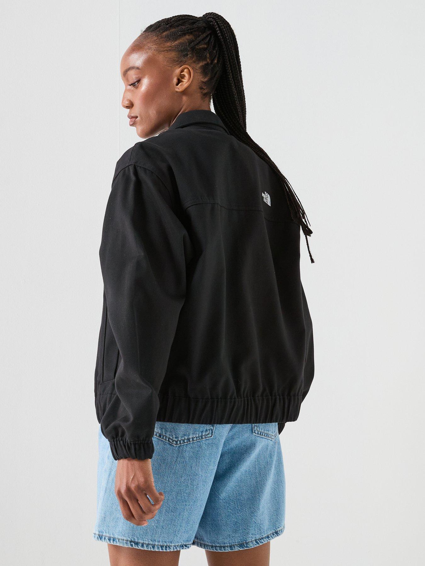 Image 2 of 5 of The North Face Womens Twill Collared Jacket - Black