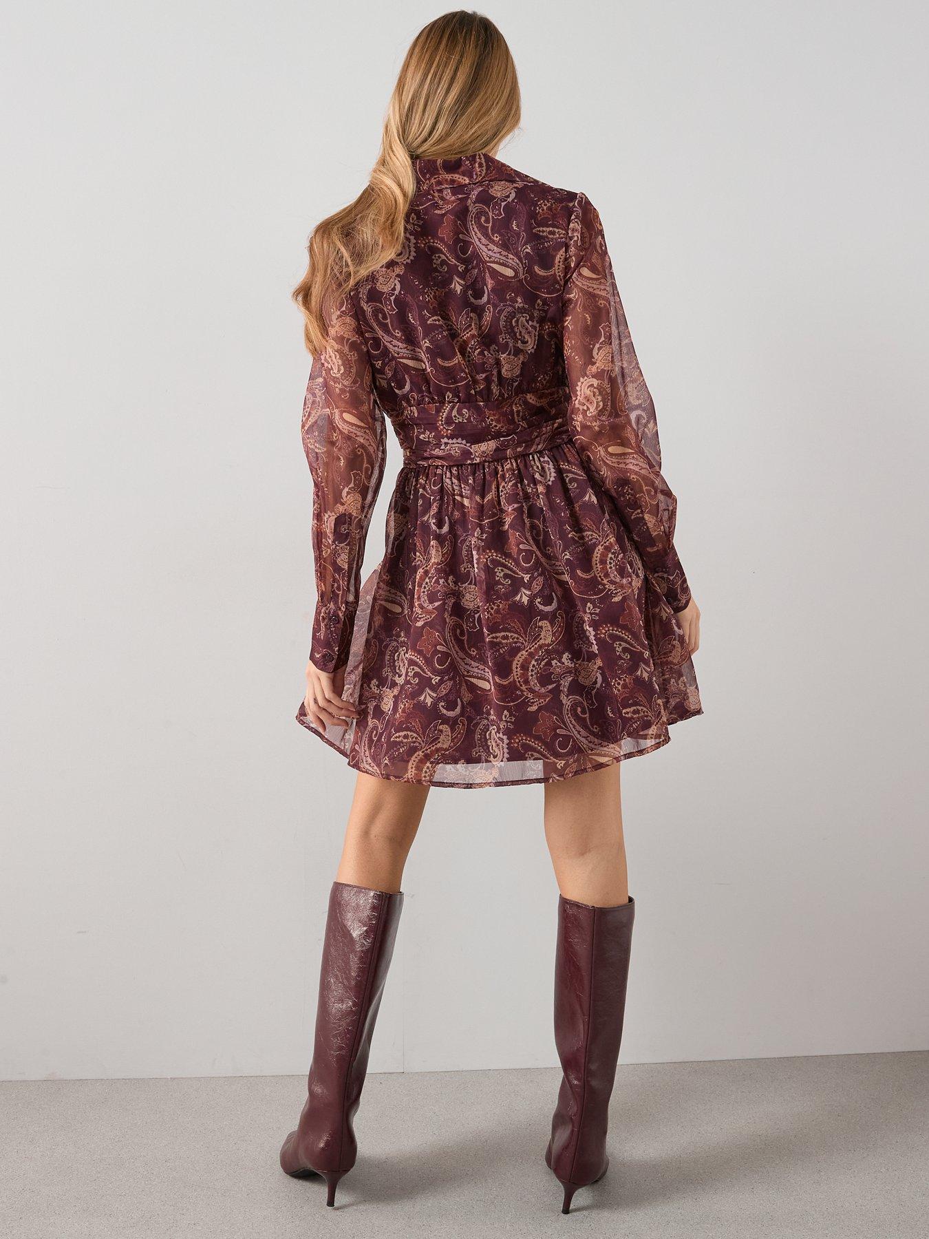 the-very-collection-printed-mini-shirt-dress-printstillFront