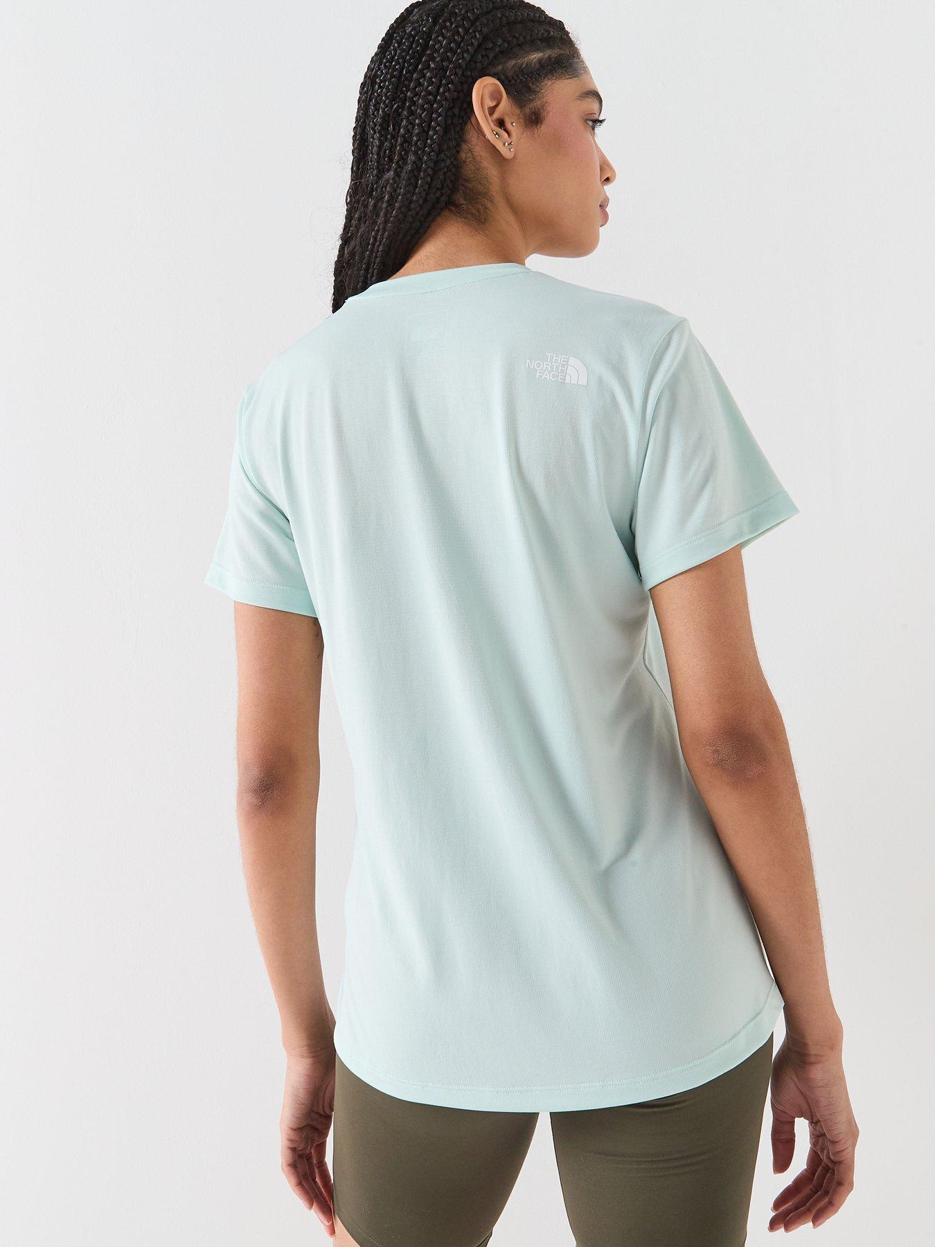 the-north-face-womens-flex-t-shirt-bluestillFront