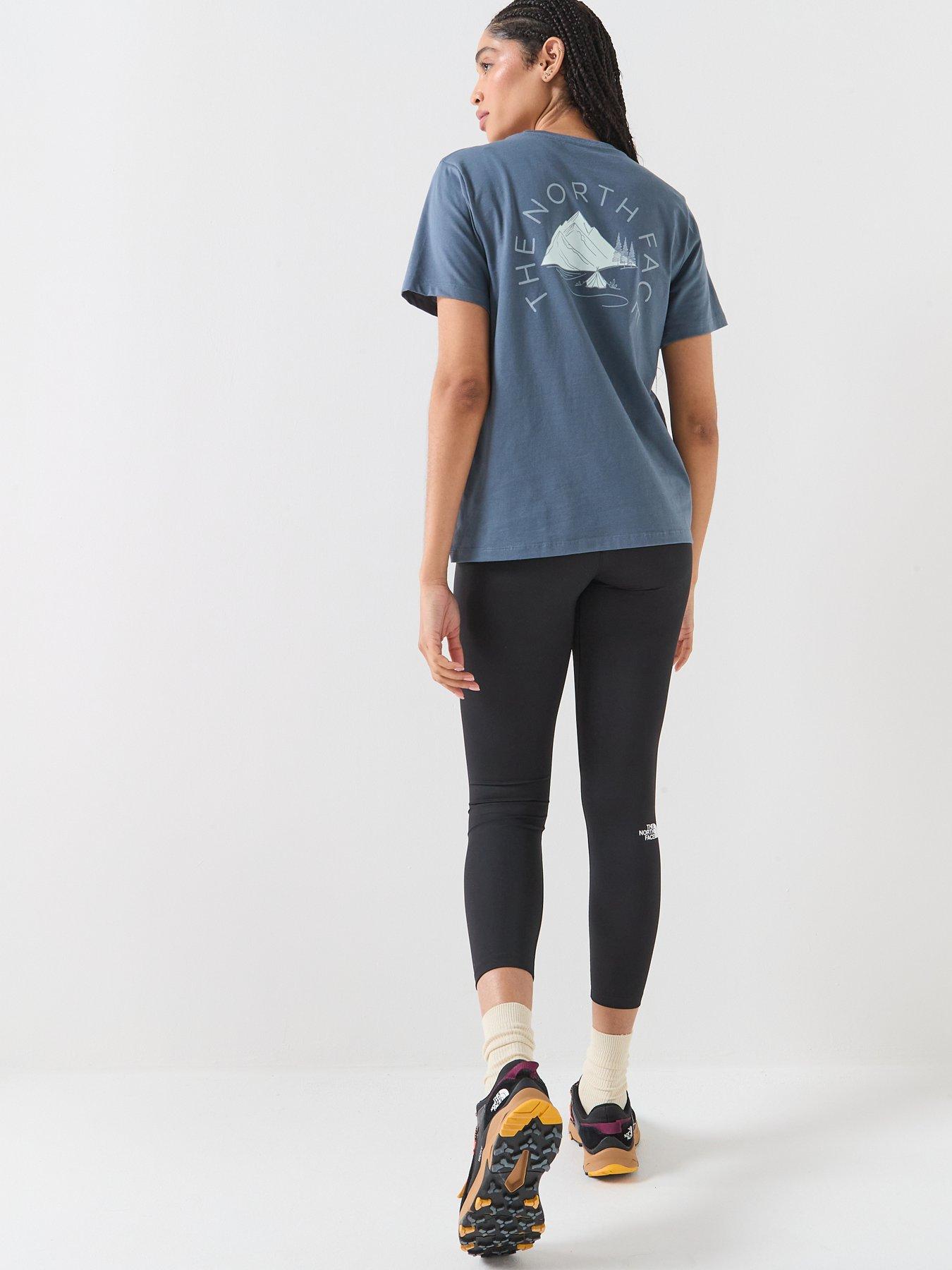 Image 3 of 6 of The North Face Womens Monte Regular Graphic T-Shirt - Grey