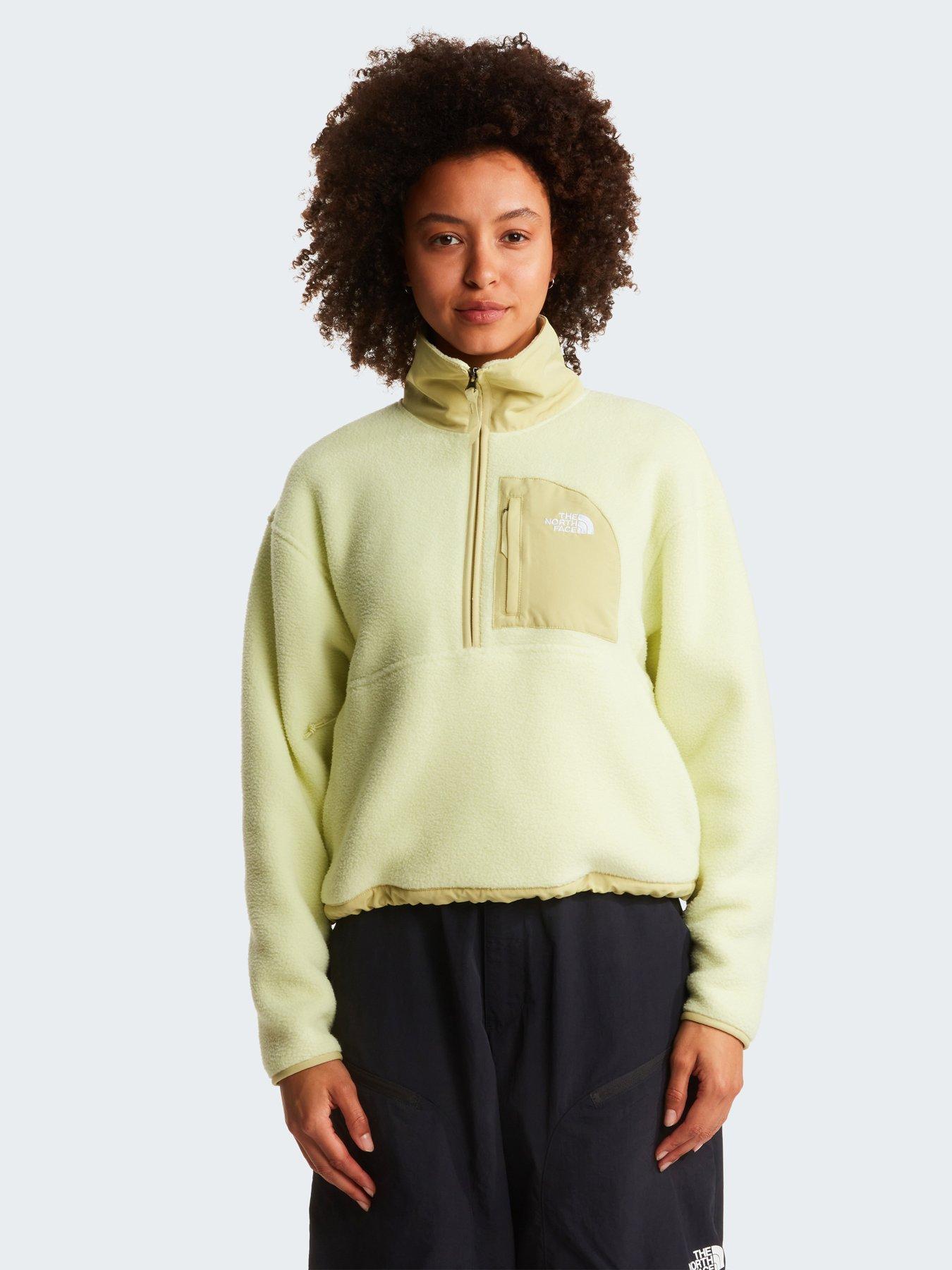 The North Face Womens Yumiori Off Peak 1/2 Zip Fleece - Yellow