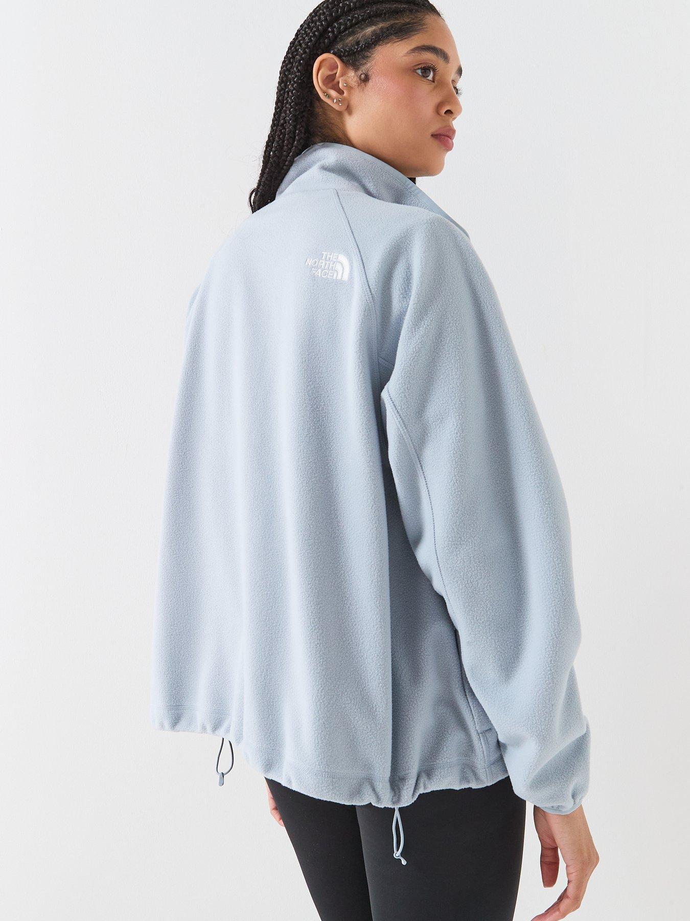 Image 2 of 6 of The North Face Womens Oxara Full Zip Fleece - Light Grey