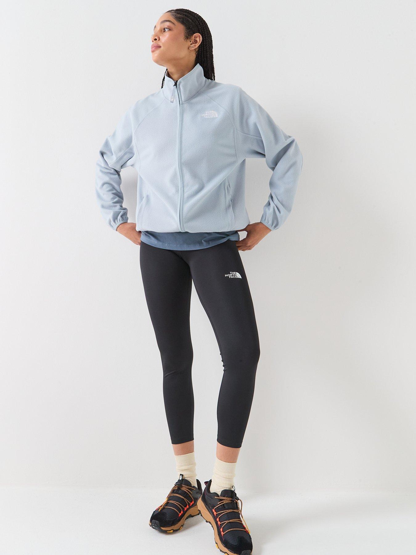 Image 3 of 6 of The North Face Womens Oxara Full Zip Fleece - Light Grey