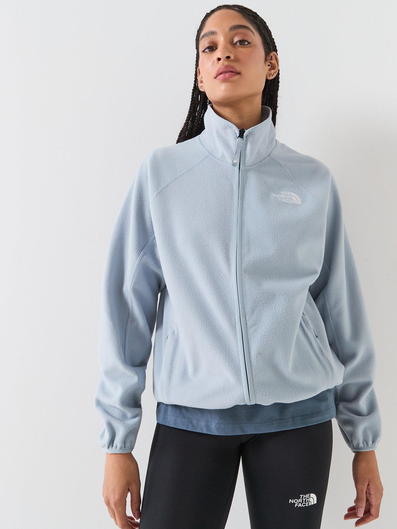Image 5 of 6 of The North Face Womens Oxara Full Zip Fleece - Light Grey