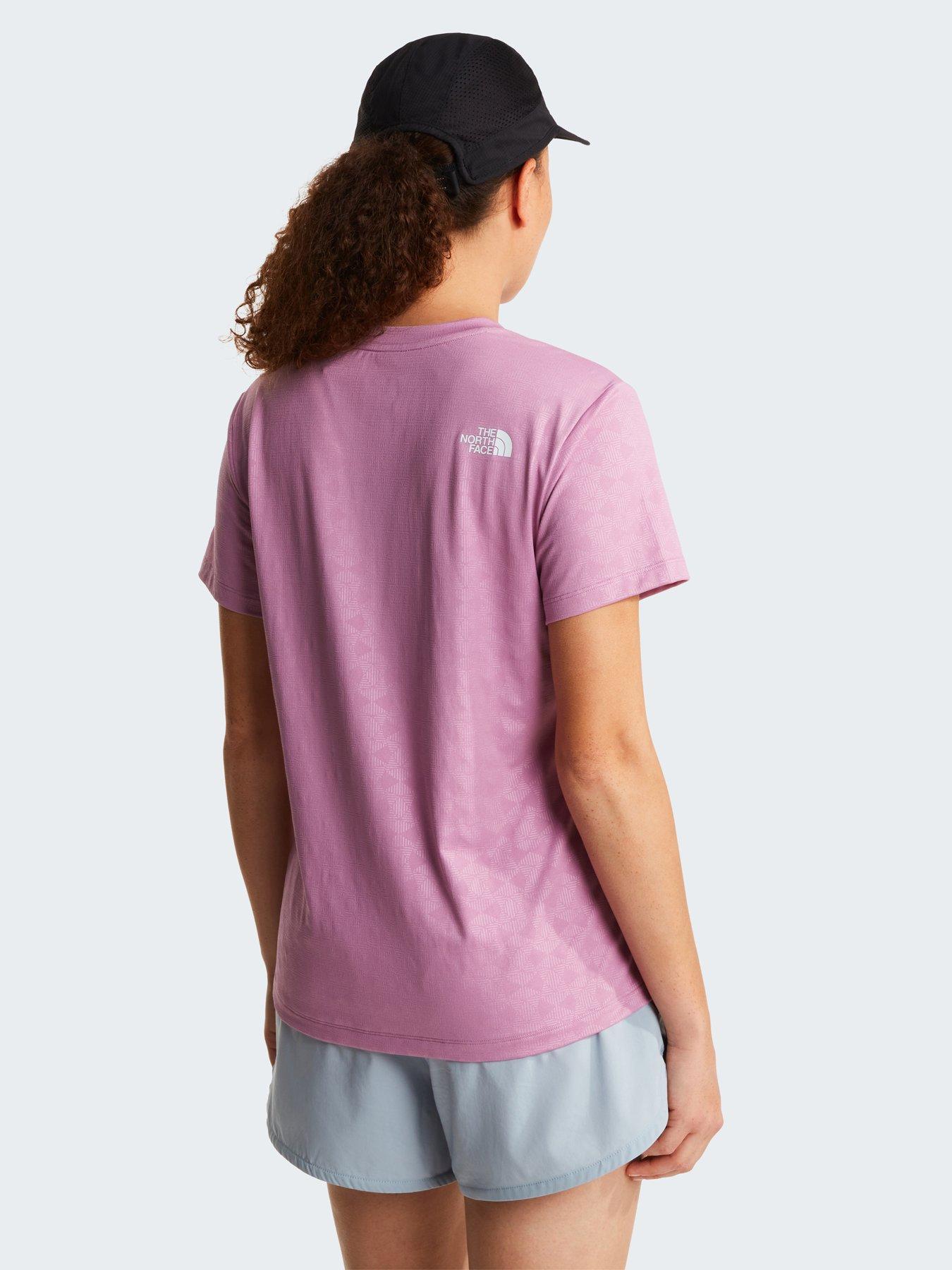 the-north-face-womens-flex-embossed-t-shirt-pinkstillFront