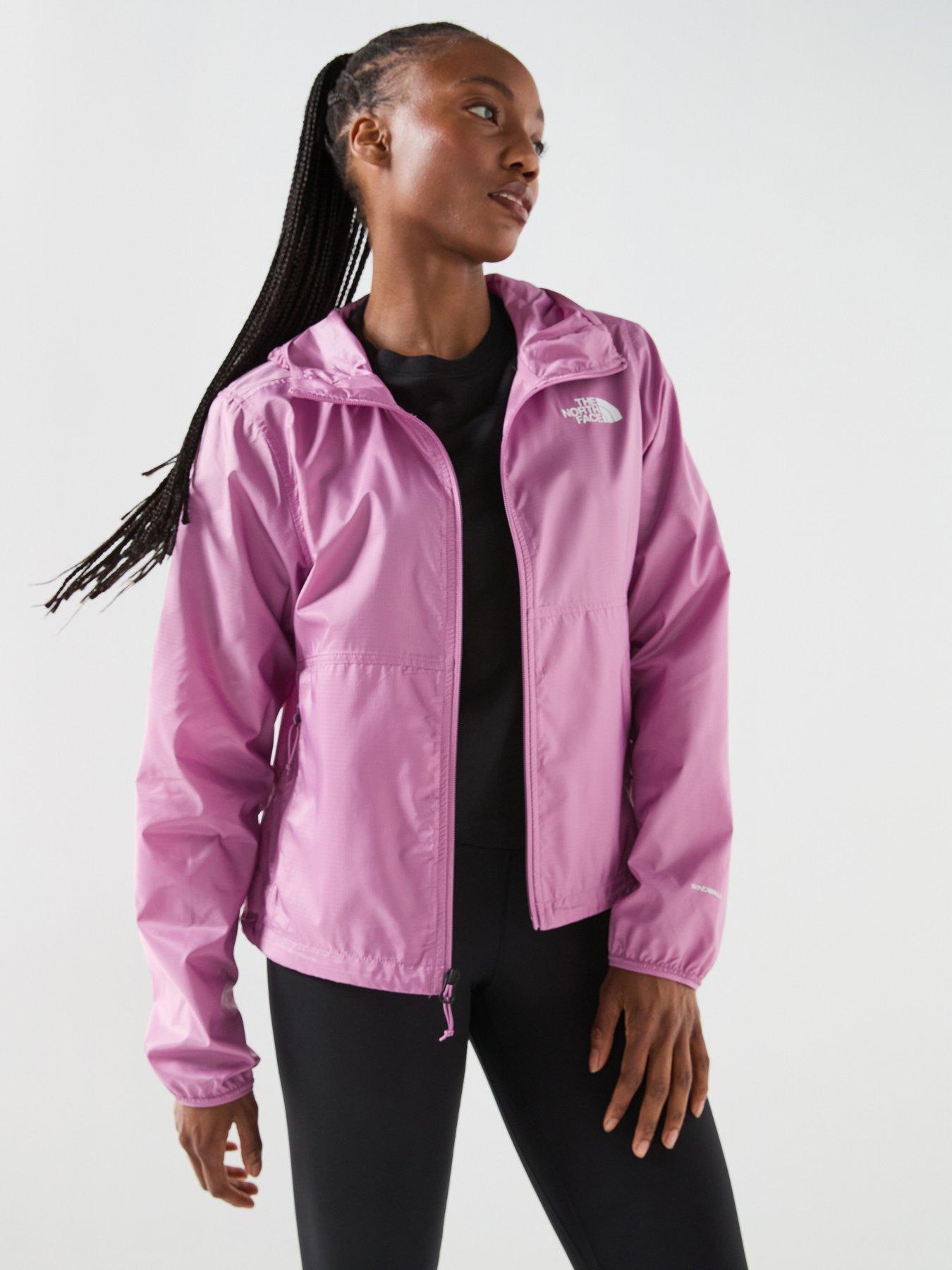 Image 1 of 4 of The North Face Womens Cyclone Wind Jacket - Pink