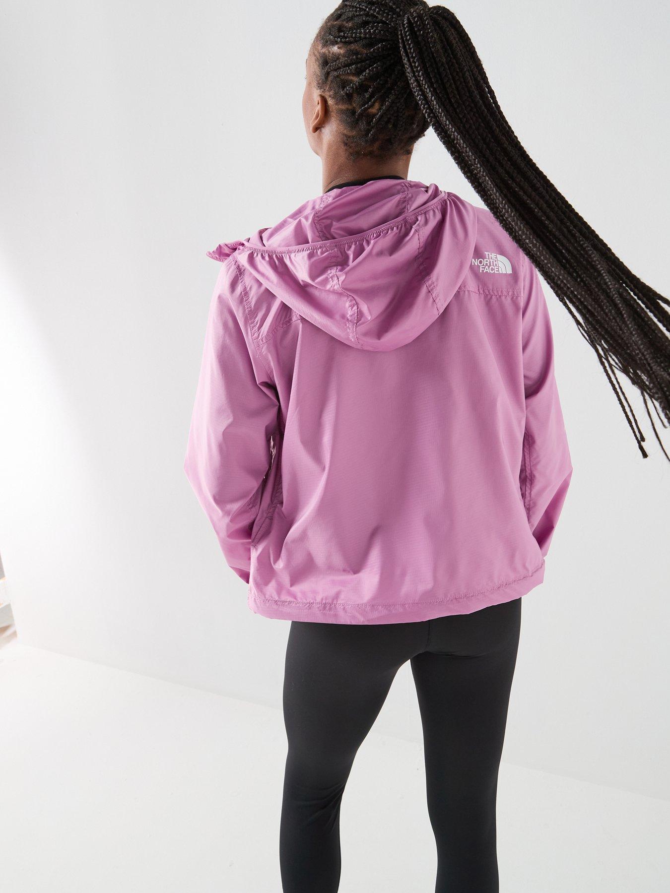 Image 2 of 4 of The North Face Womens Cyclone Wind Jacket - Pink