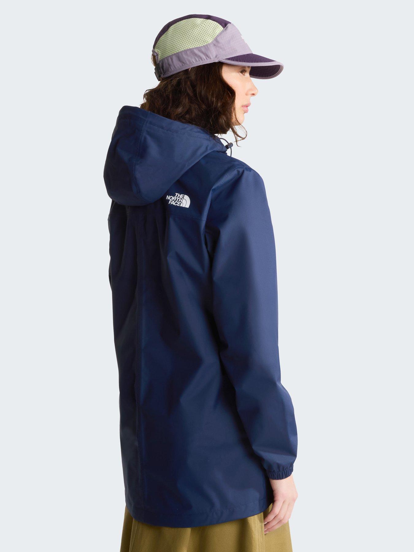the-north-face-womens-antora-rain-parka-navystillFront