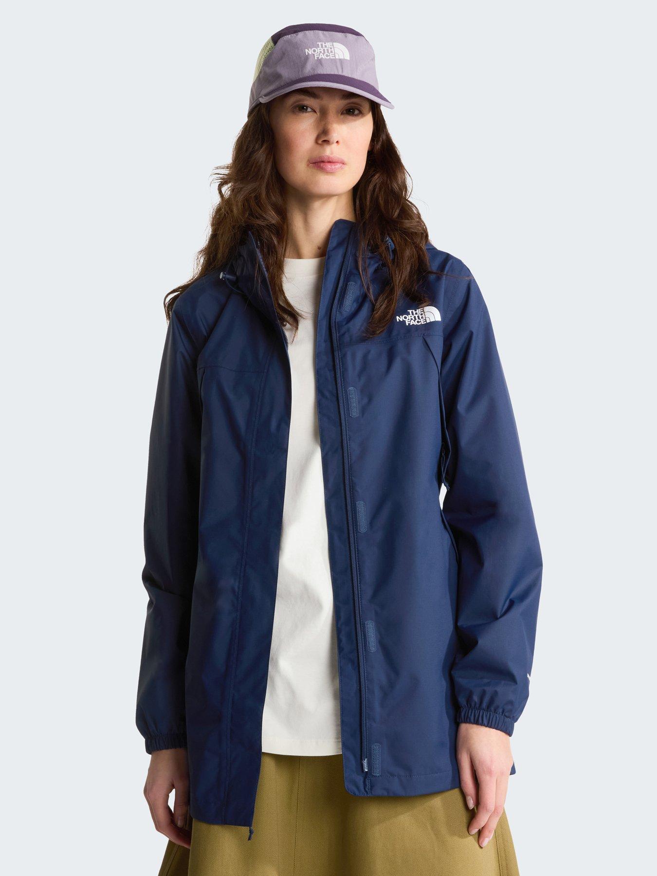 the-north-face-womens-antora-rain-parka-navyoutfit