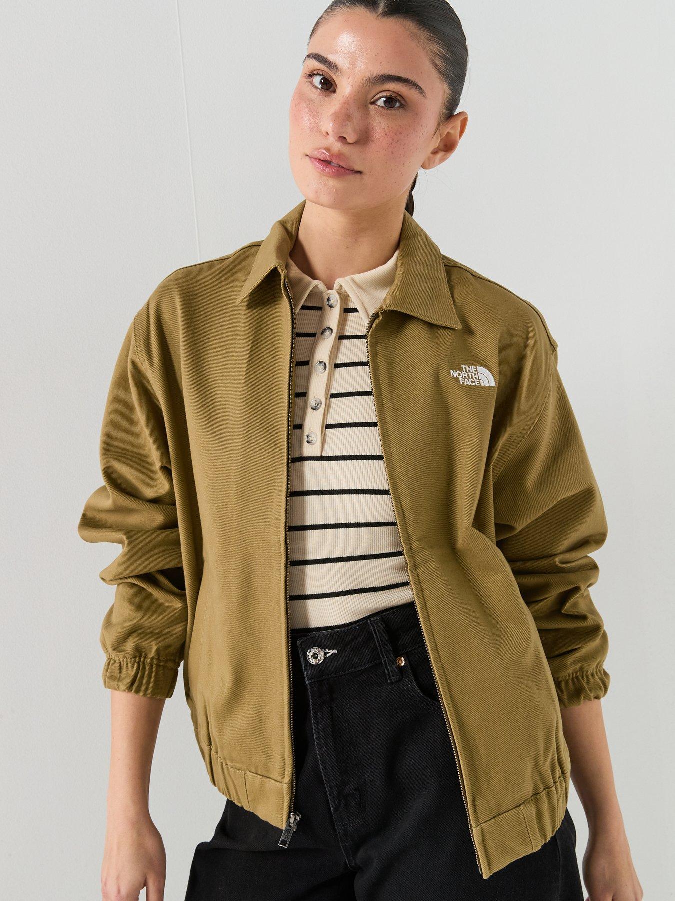 The North Face Womens Twill Collared Jacket - Brown