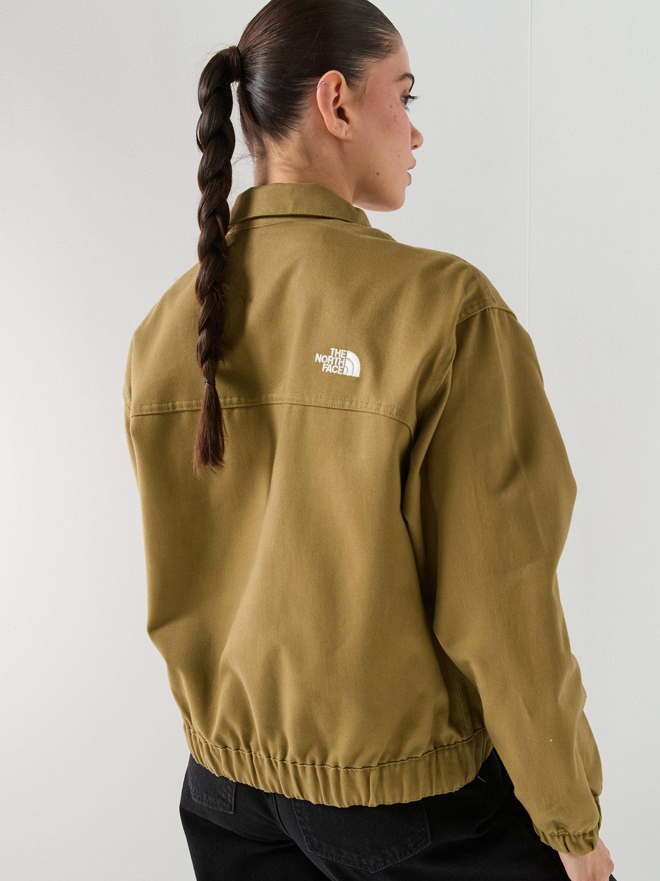 Image 2 of 5 of The North Face Womens Twill Collared Jacket - Brown