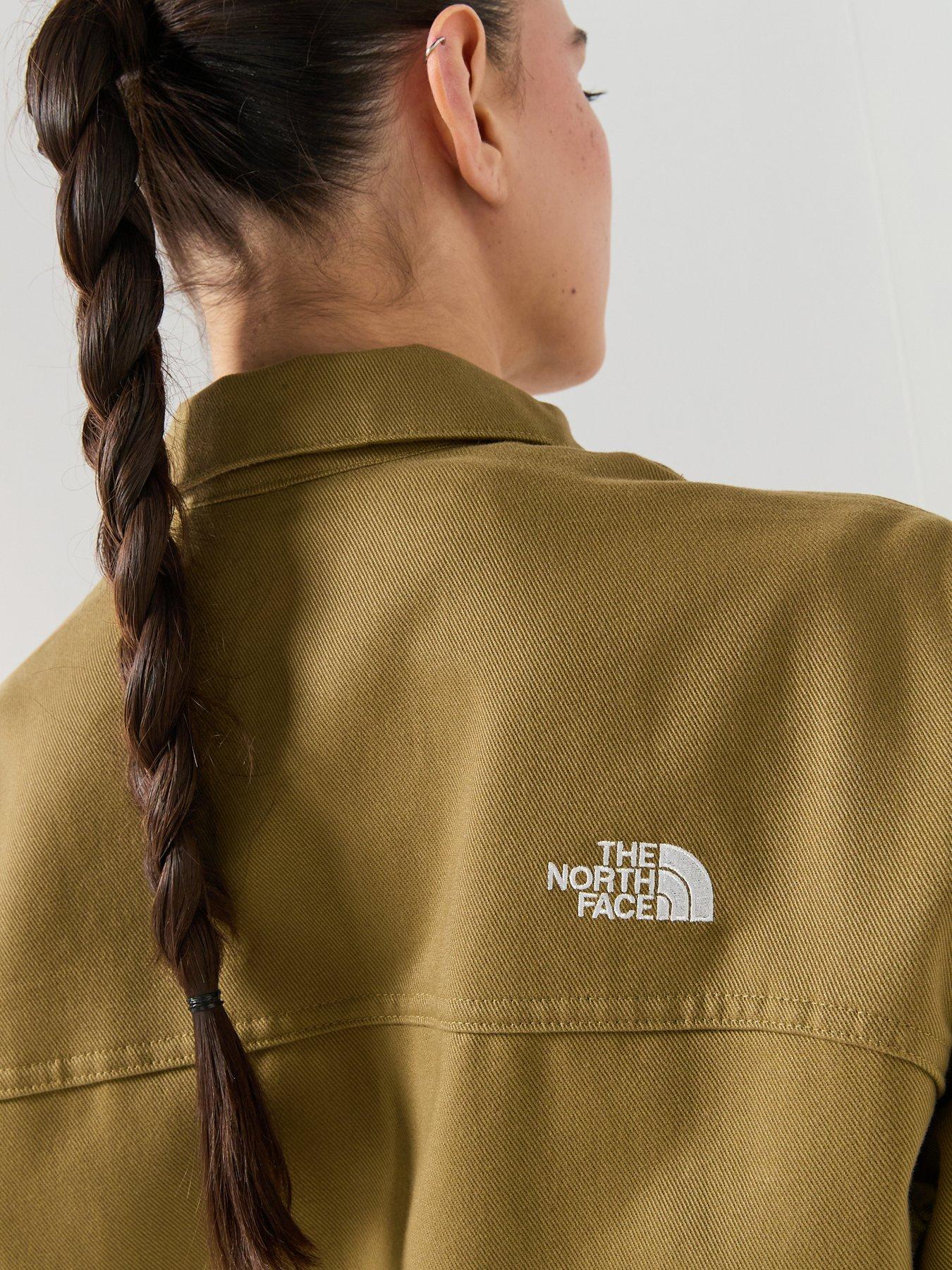 Image 4 of 5 of The North Face Womens Twill Collared Jacket - Brown