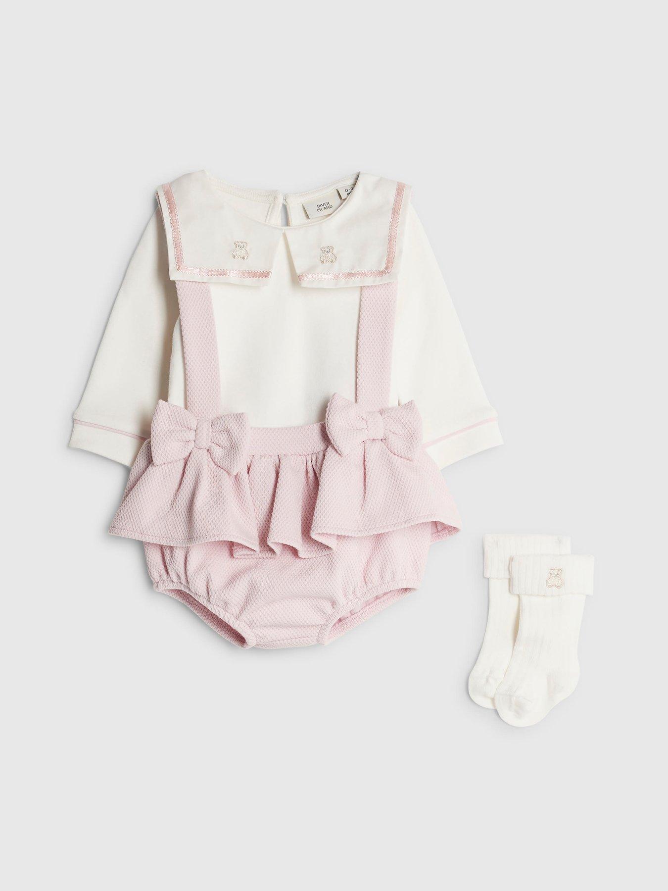 river-island-baby-girls-sailor-collar-bow-romper-set-pinkoutfit