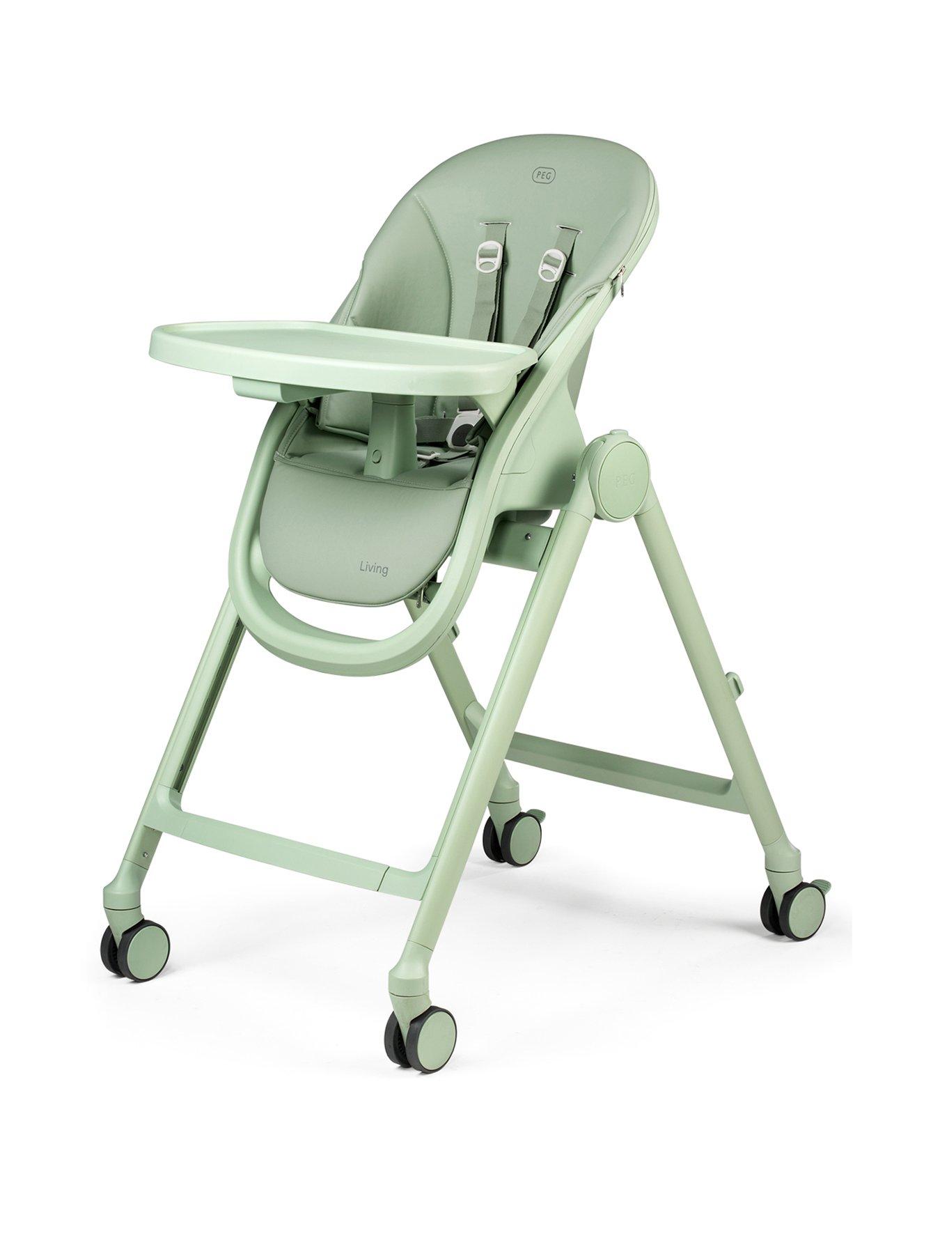 Image 1 of 6 of Peg Perego Living Highchair - Sage